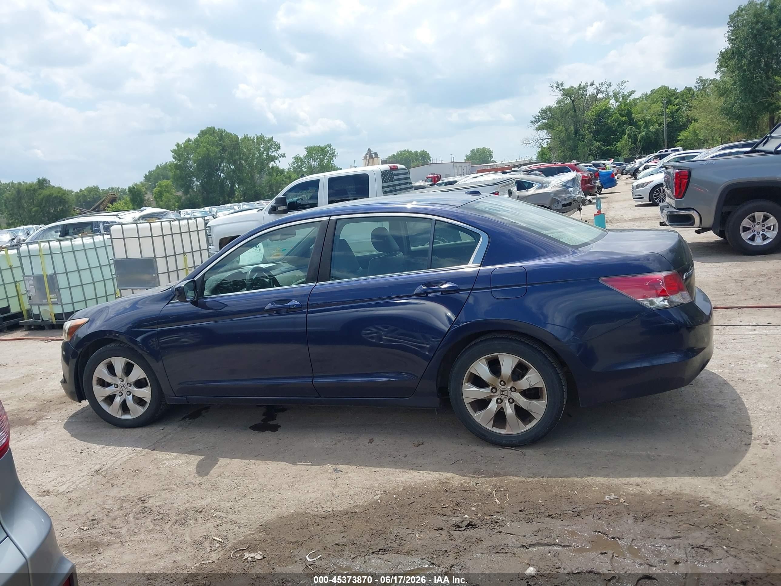 2008 Honda Accord 2.4 Ex-l Dark Blue vin: JHMCP26848C041841