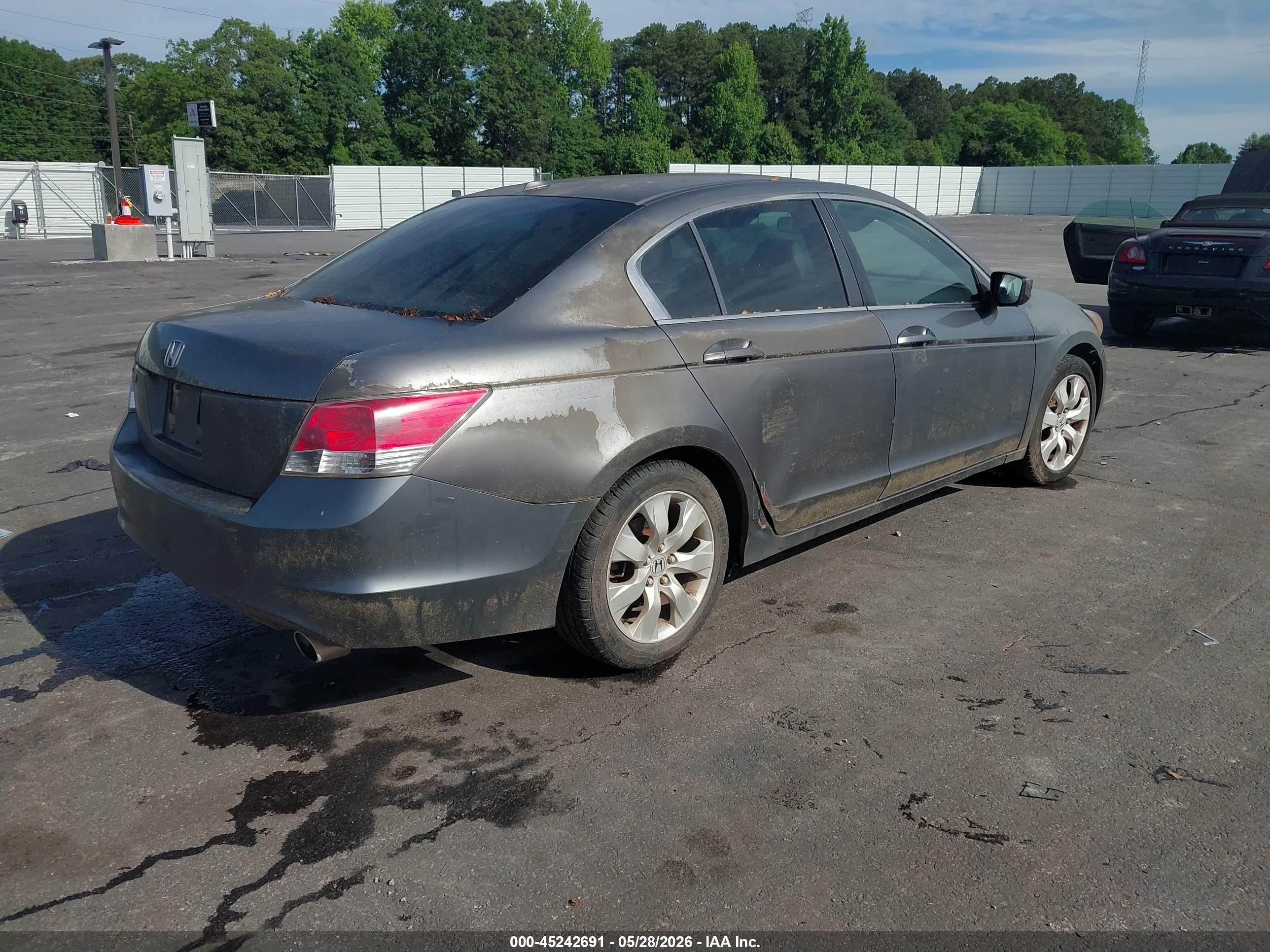 2008 Honda Accord 2.4 Ex-l Серый vin: JHMCP26848C051530