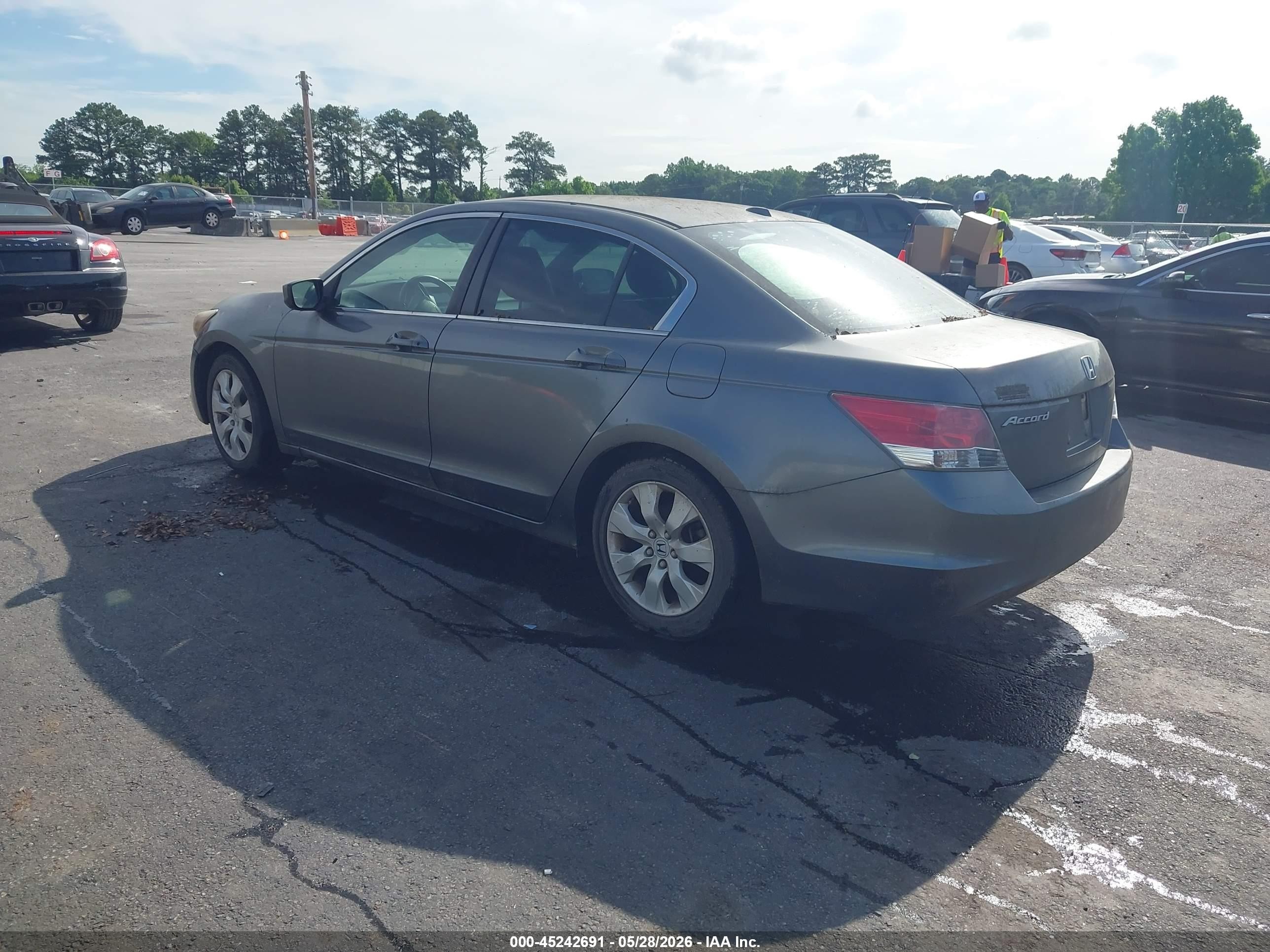 2008 Honda Accord 2.4 Ex-l Серый vin: JHMCP26848C051530
