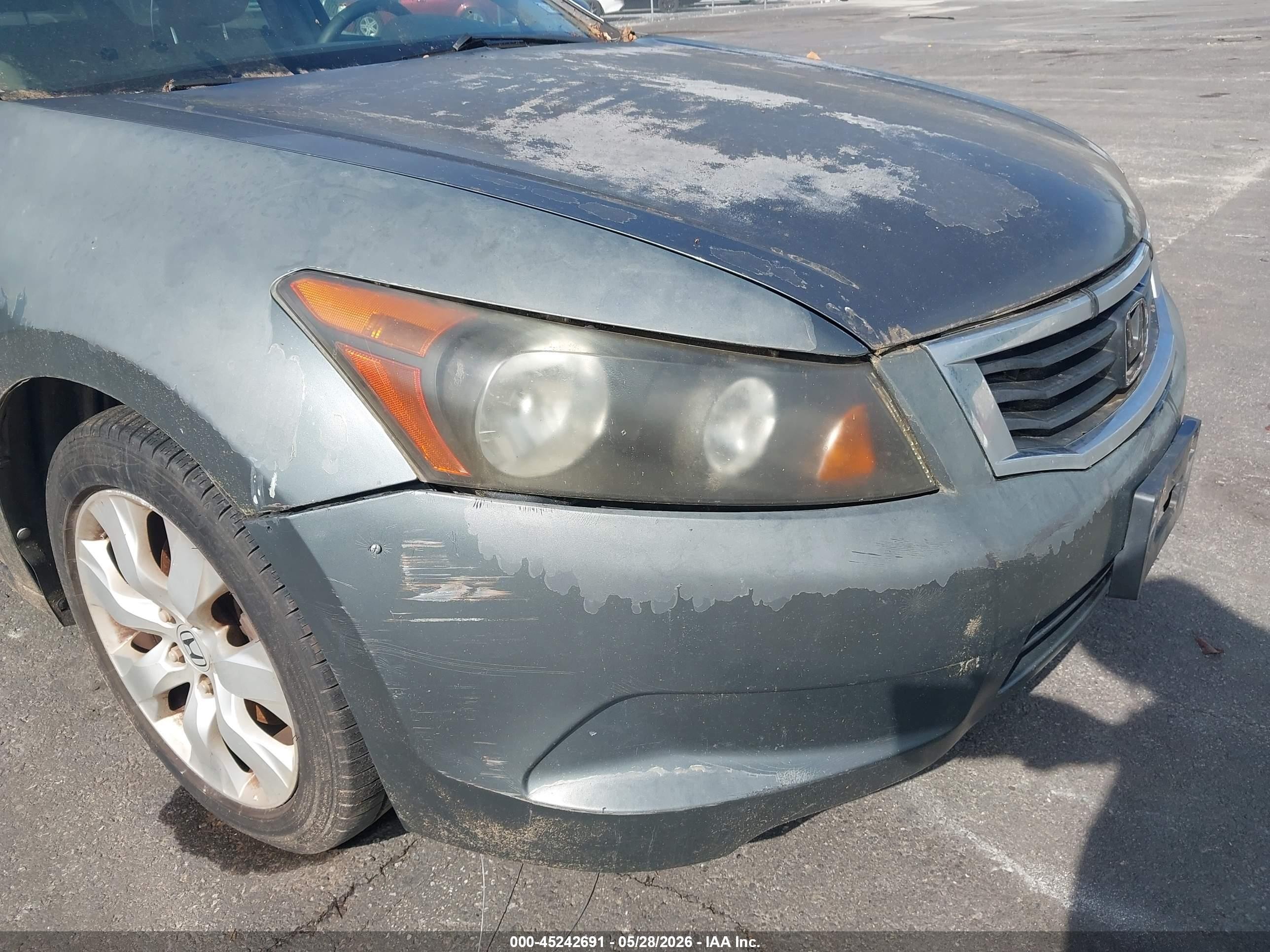 2008 Honda Accord 2.4 Ex-l Серый vin: JHMCP26848C051530