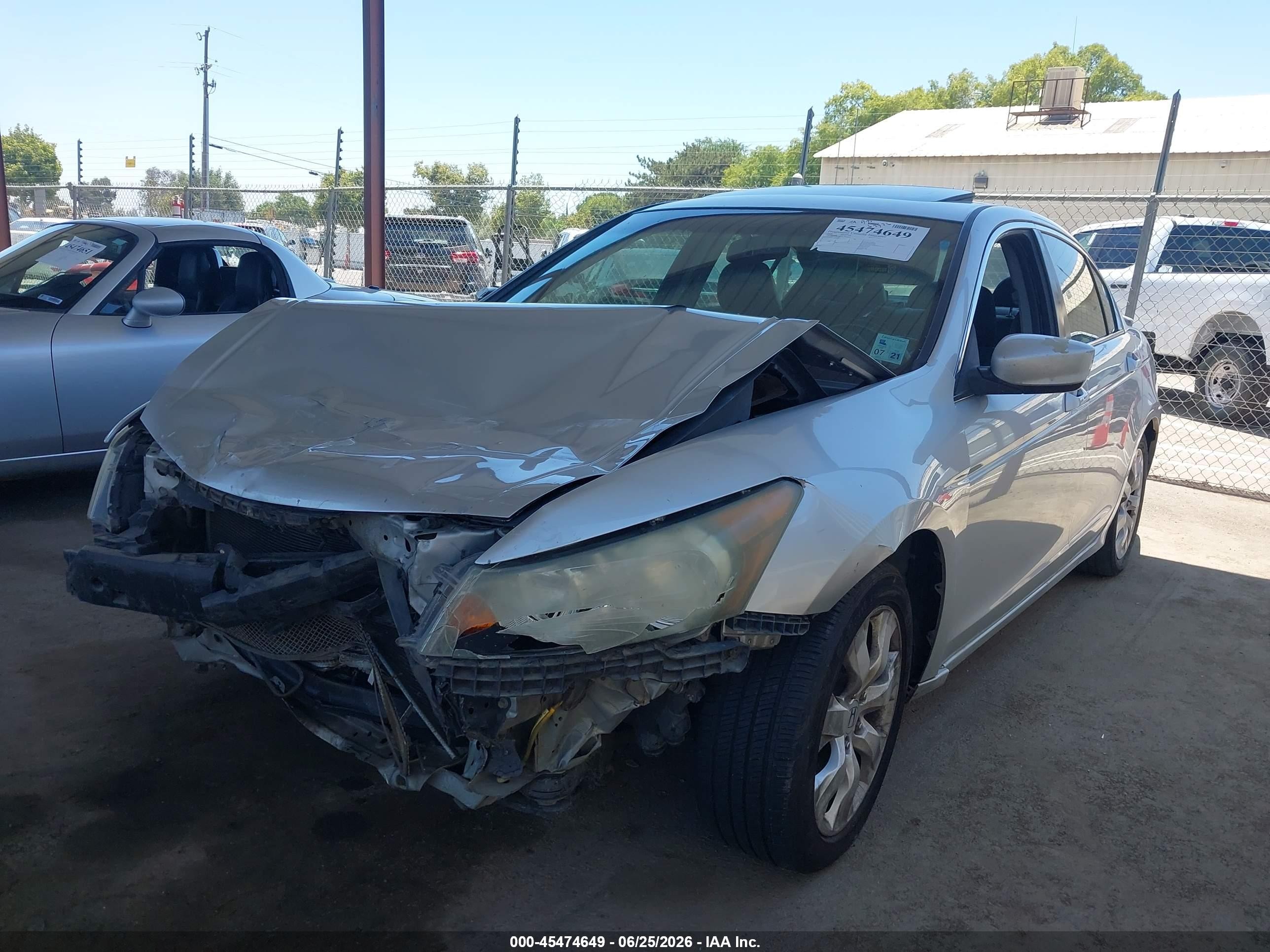 2008 Honda Accord 2.4 Ex-l Серебряный vin: JHMCP26848C056534