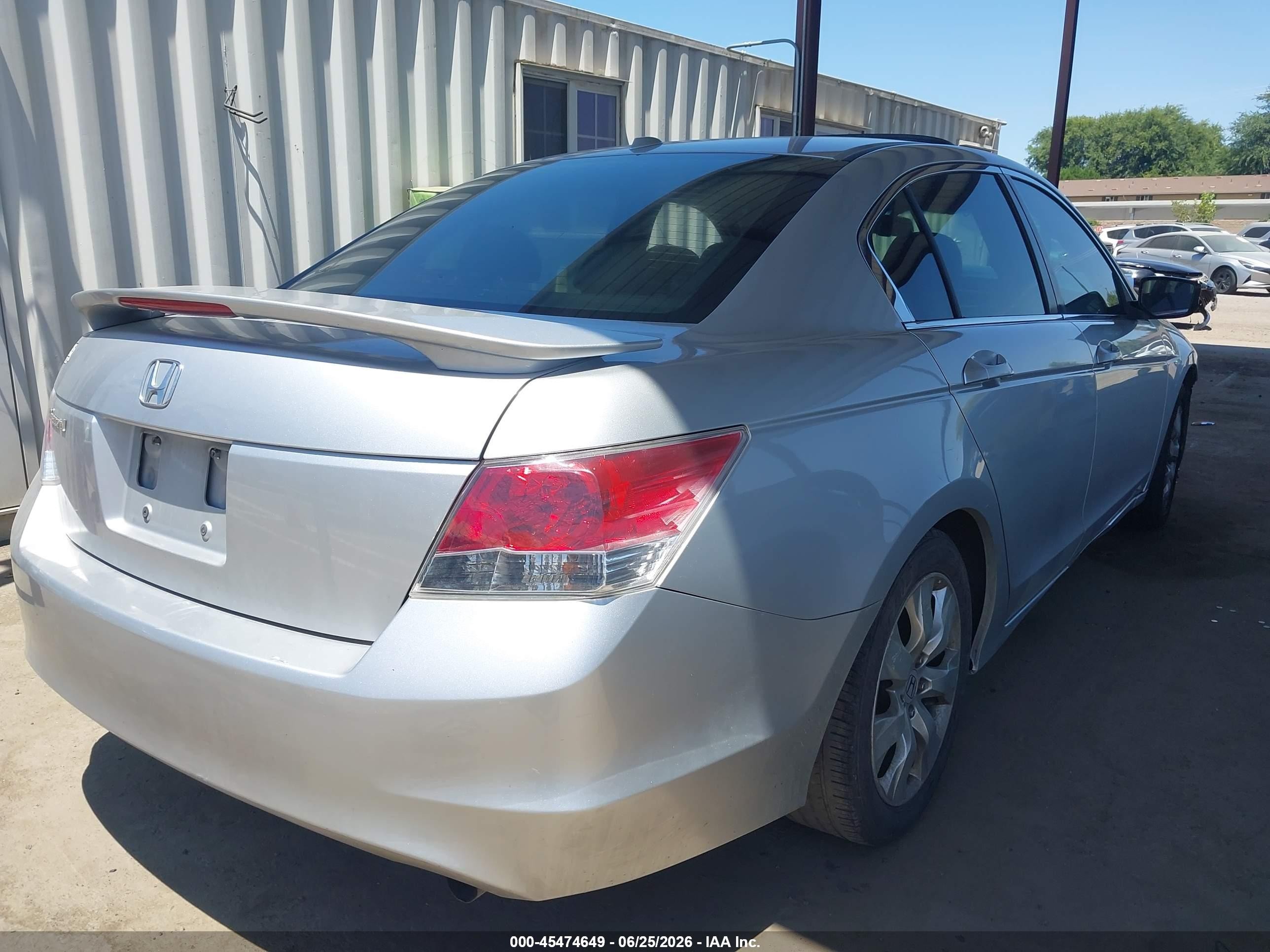 2008 Honda Accord 2.4 Ex-l Серебряный vin: JHMCP26848C056534