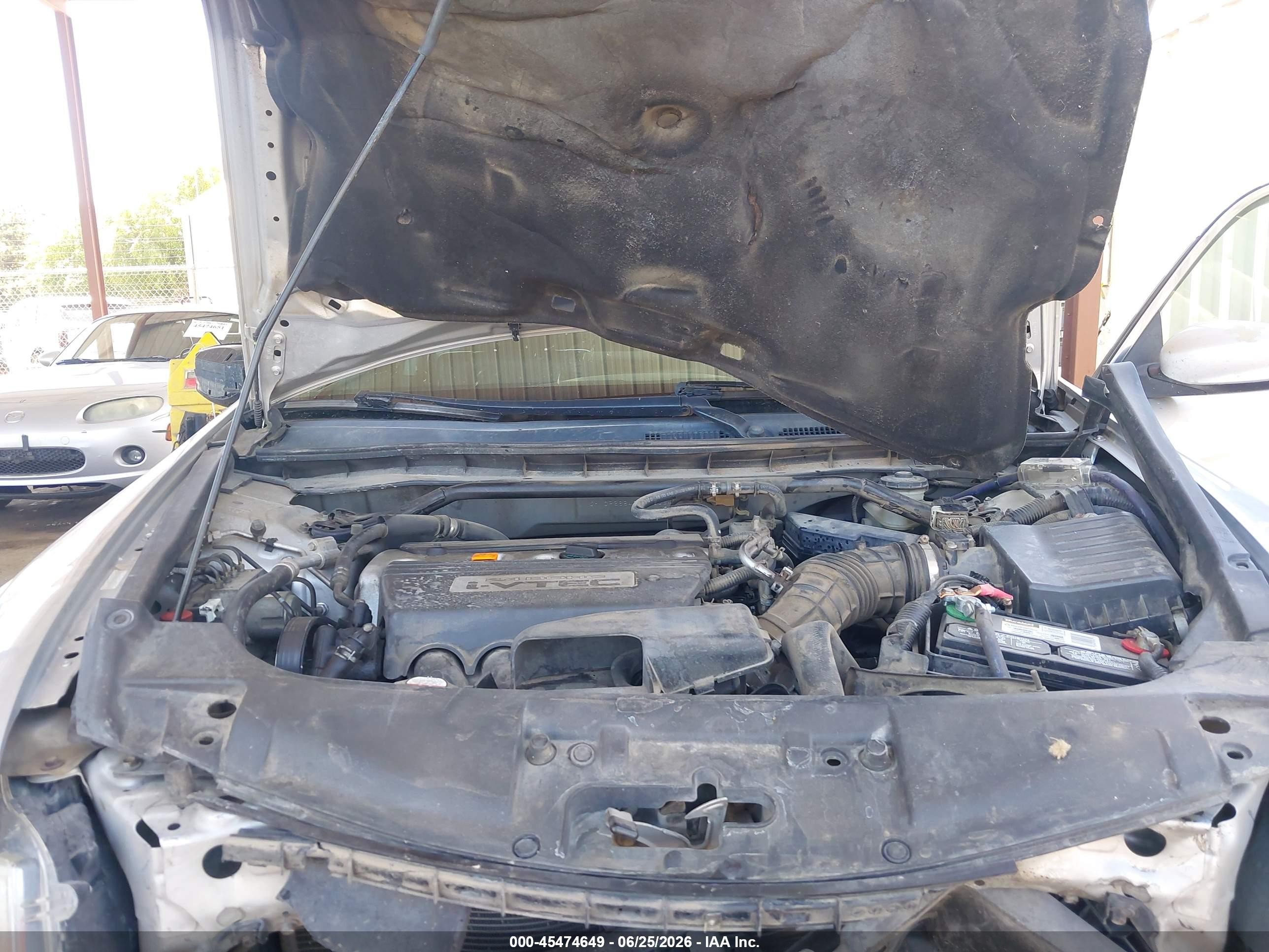 2008 Honda Accord 2.4 Ex-l Серебряный vin: JHMCP26848C056534