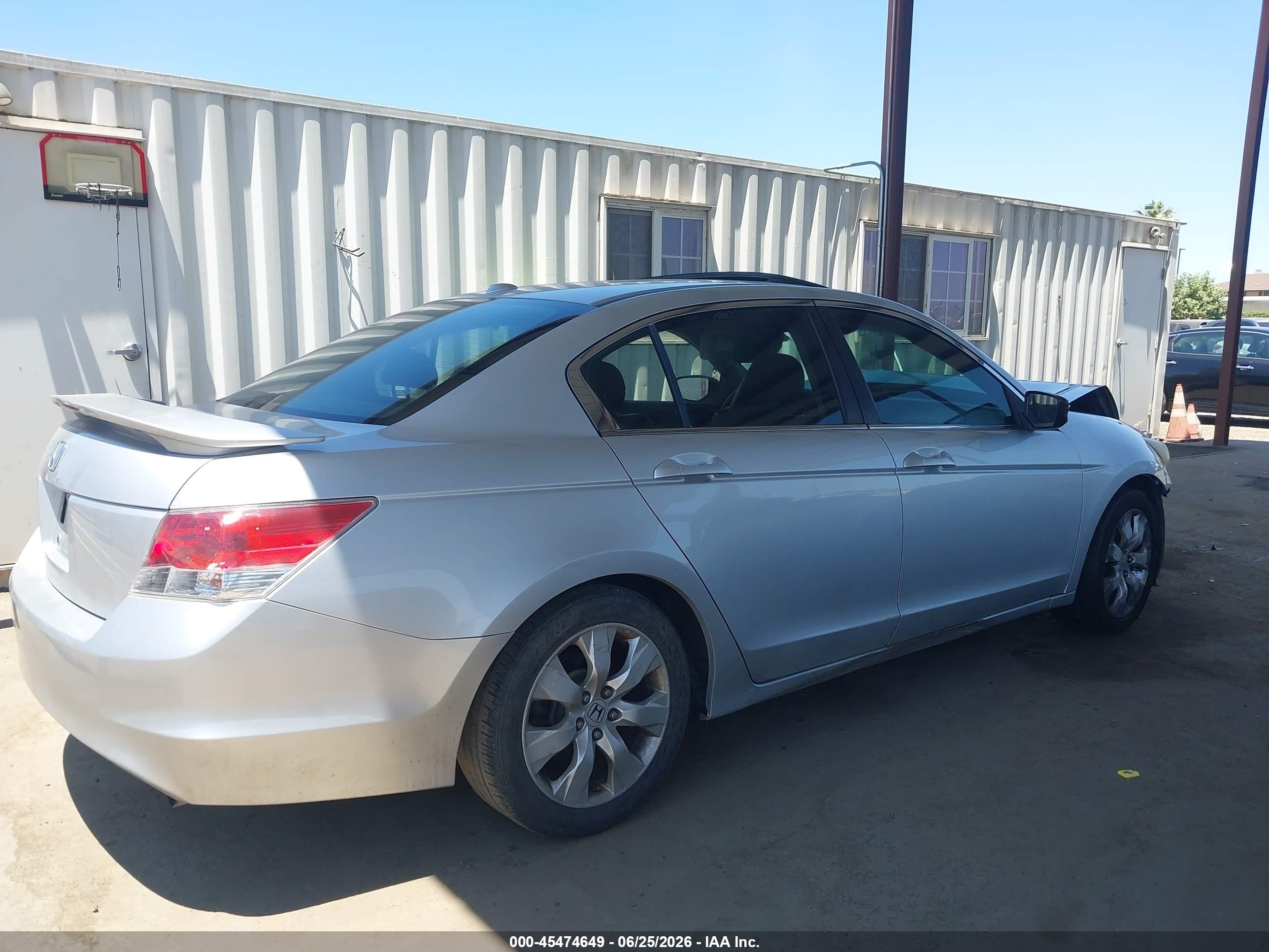 2008 Honda Accord 2.4 Ex-l Серебряный vin: JHMCP26848C056534