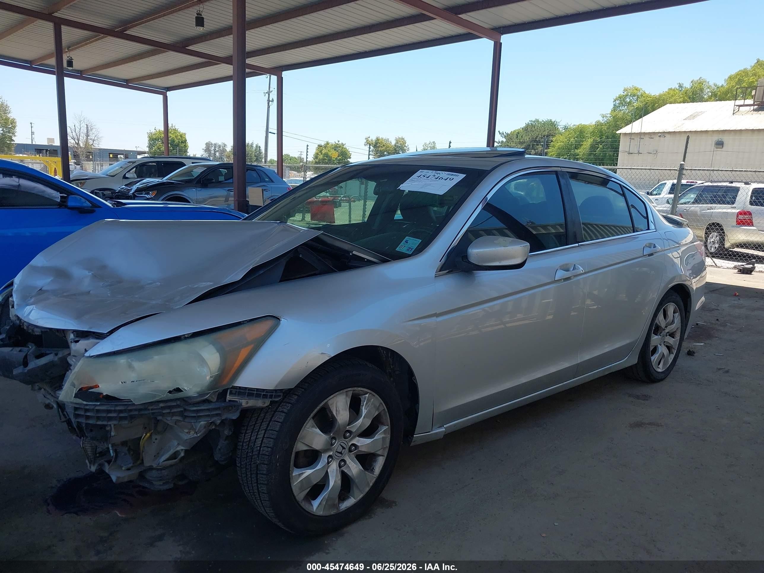 2008 Honda Accord 2.4 Ex-l Серебряный vin: JHMCP26848C056534