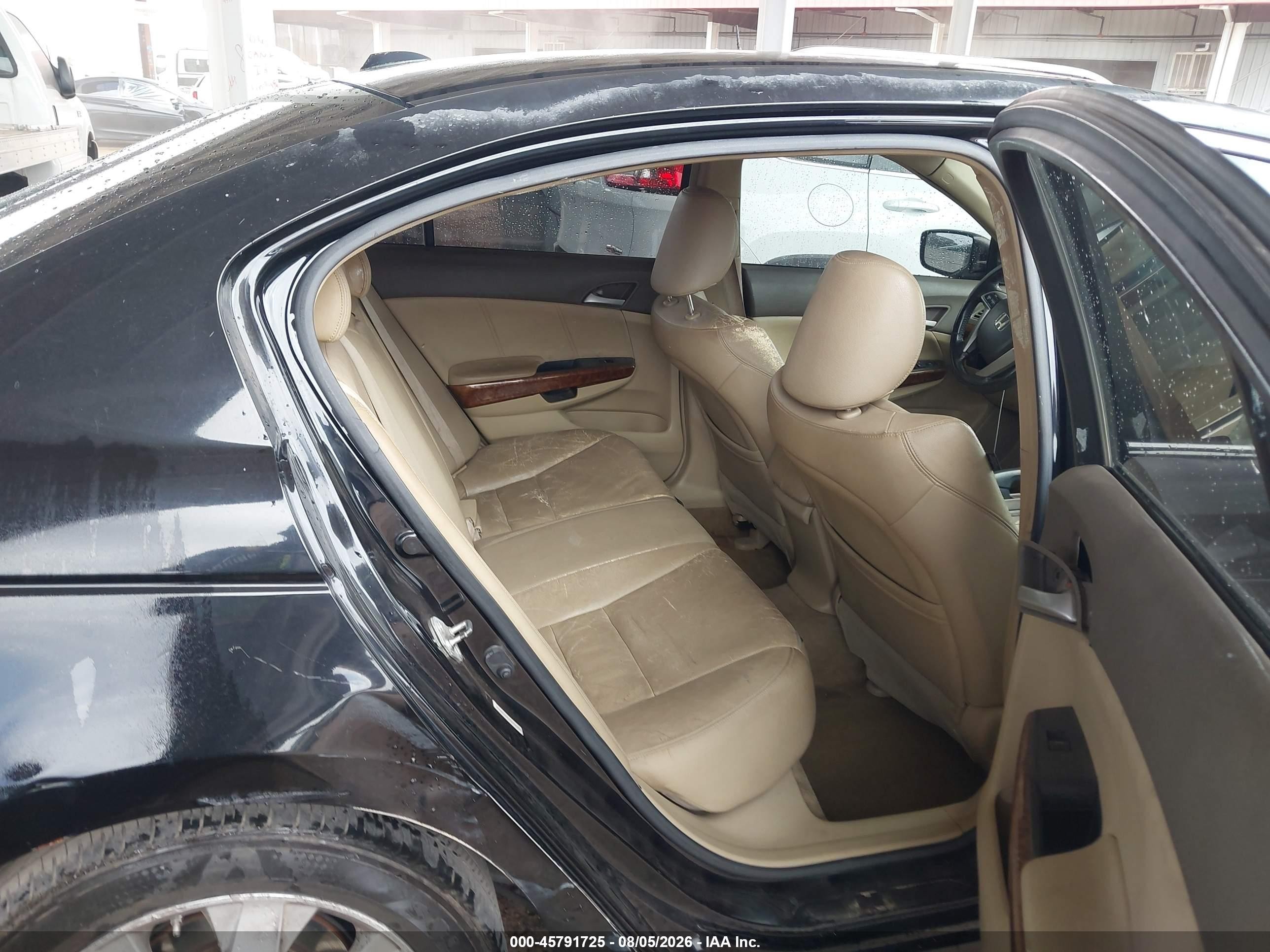 2008 Honda Accord 2.4 Ex-l Black vin: JHMCP26848C062558