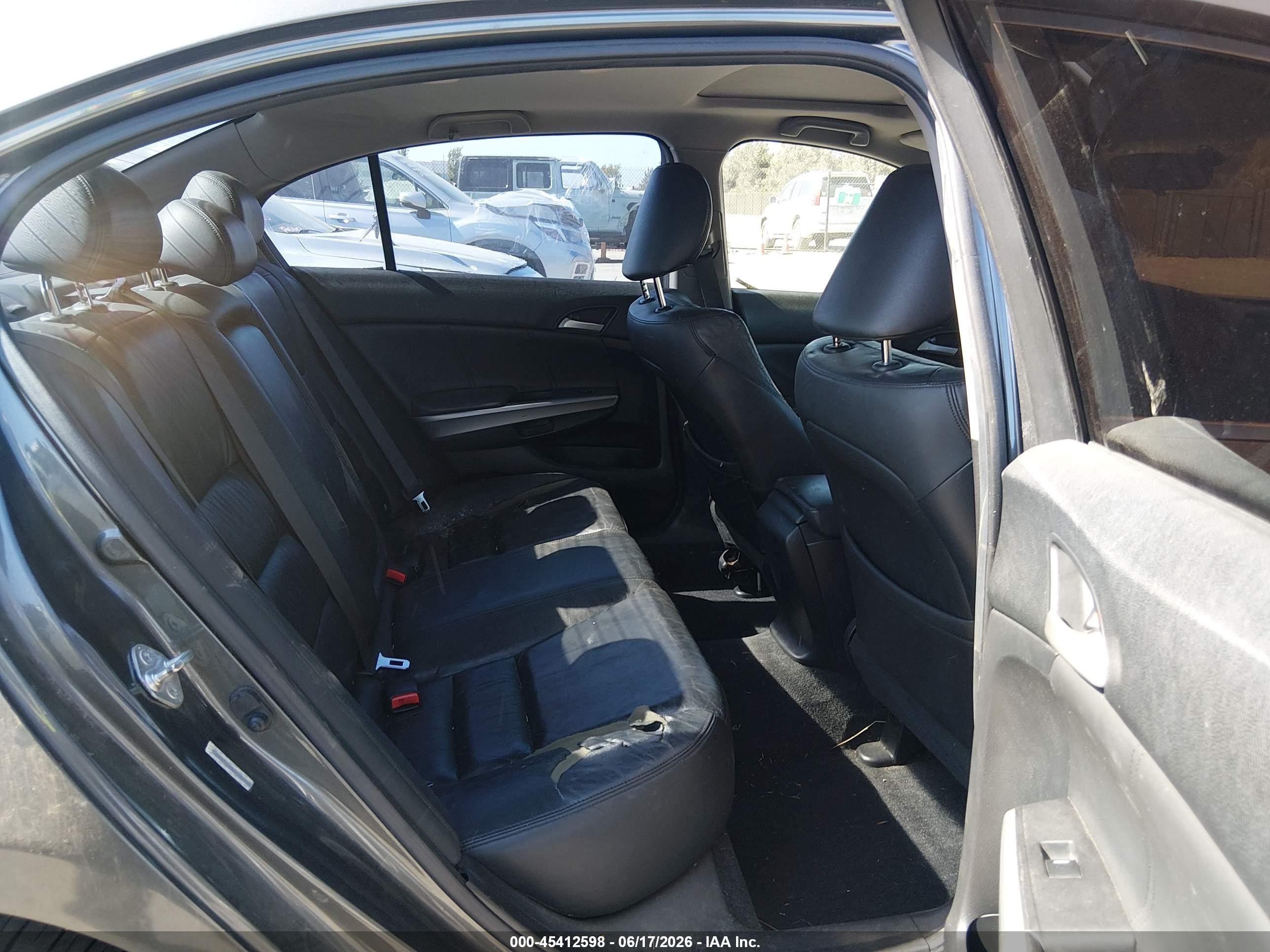 2009 Honda Accord 2.4 Ex-l Gray vin: JHMCP26849C001440