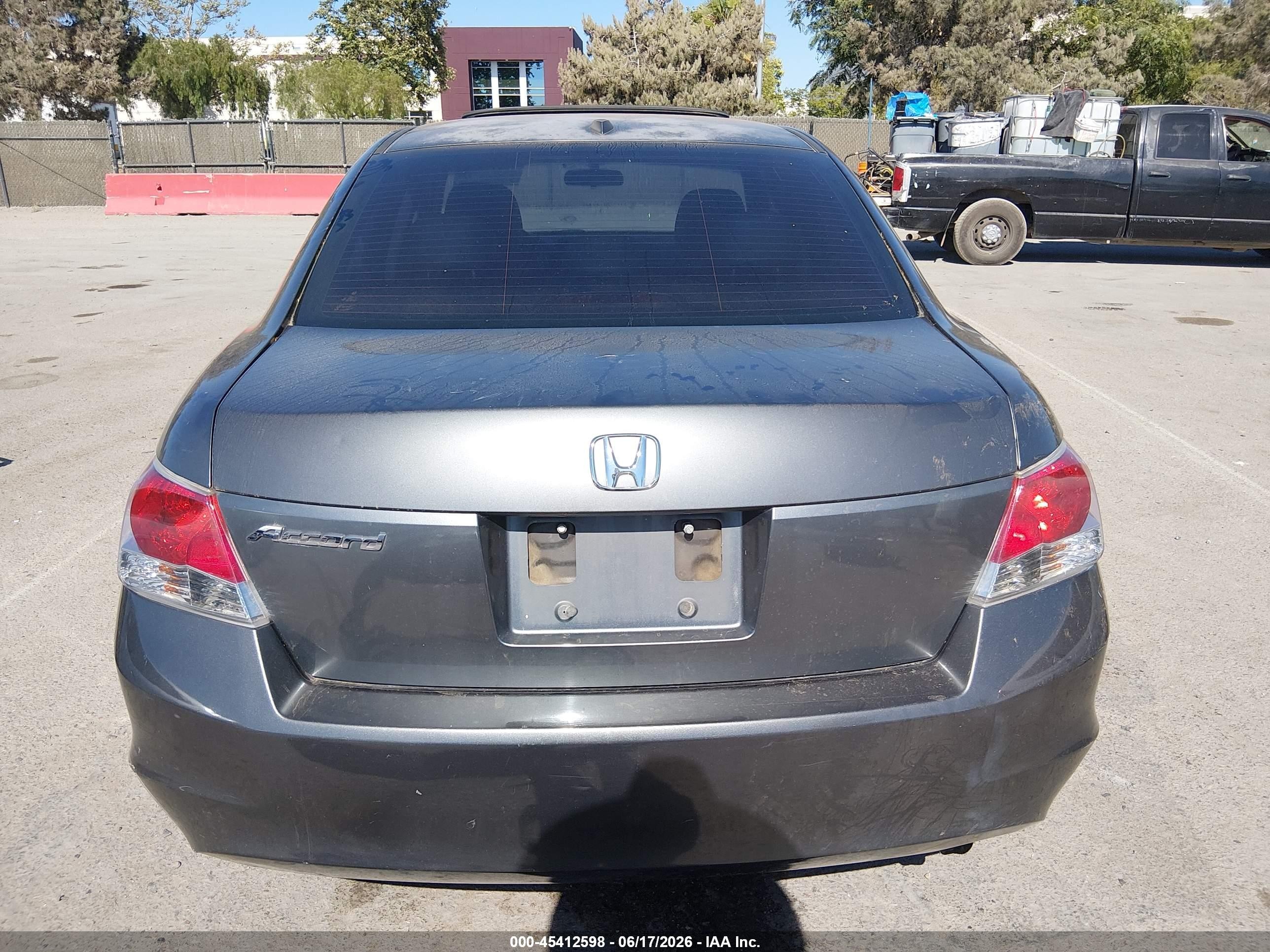 2009 Honda Accord 2.4 Ex-l Gray vin: JHMCP26849C001440