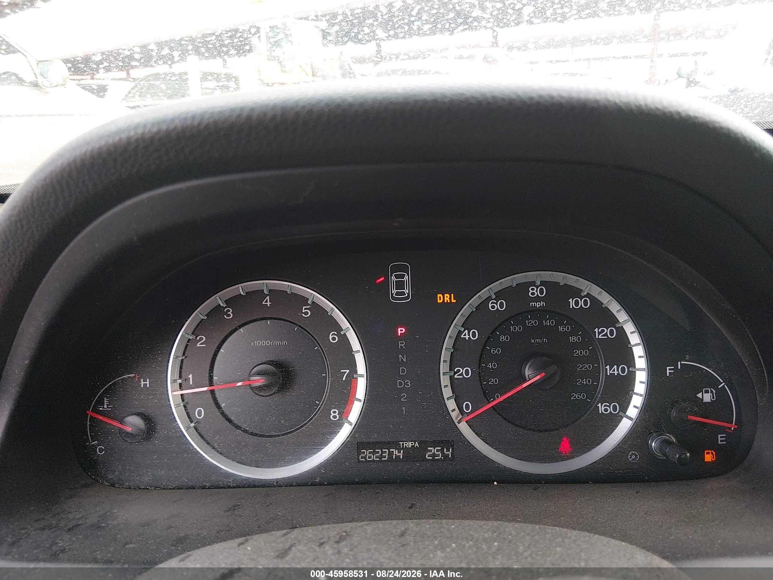 2008 Honda Accord 2.4 Ex-l Gray vin: JHMCP26858C036924