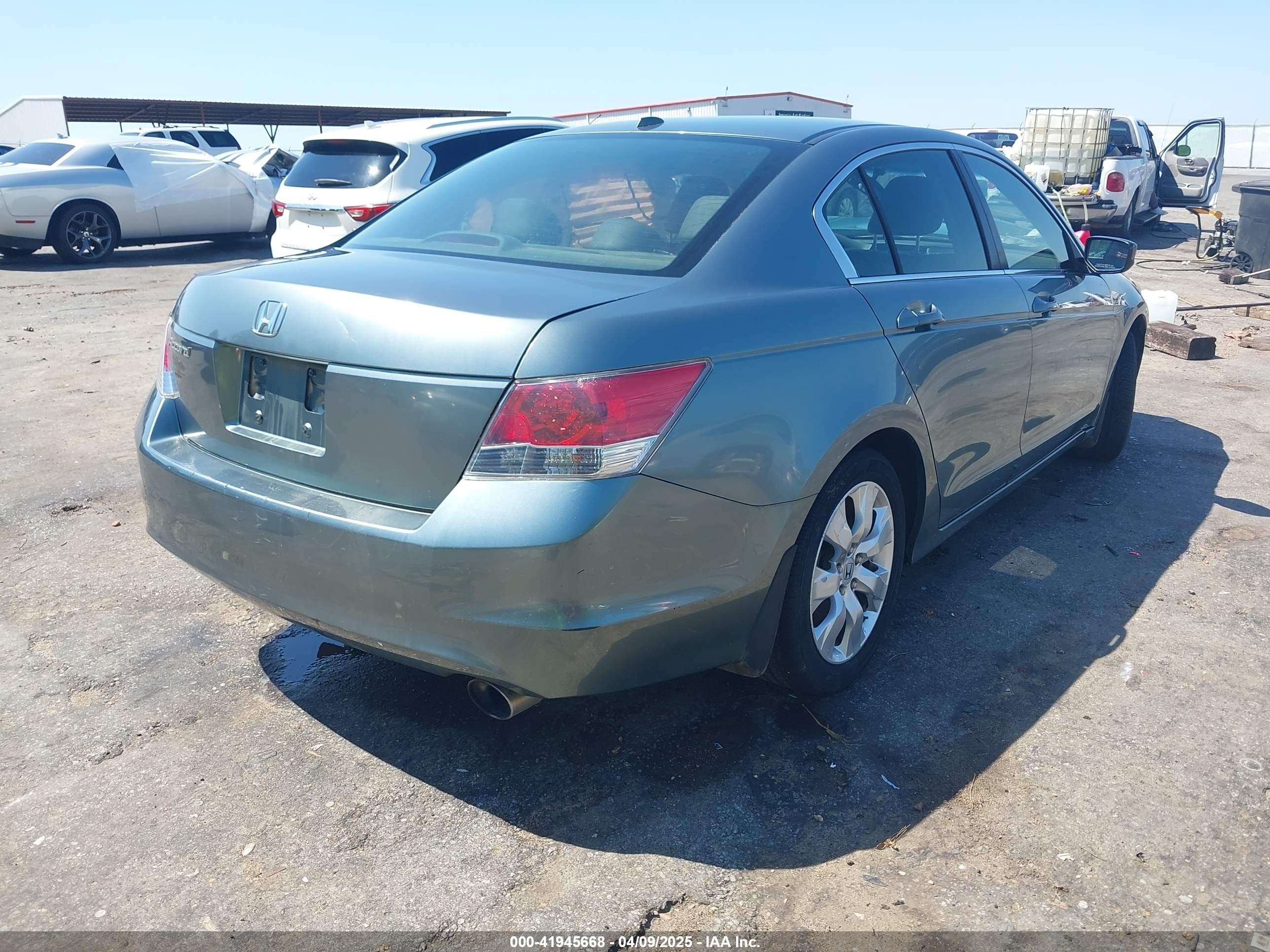 2008 Honda Accord 2.4 Ex-l Бирюзовый vin: JHMCP26858C038687