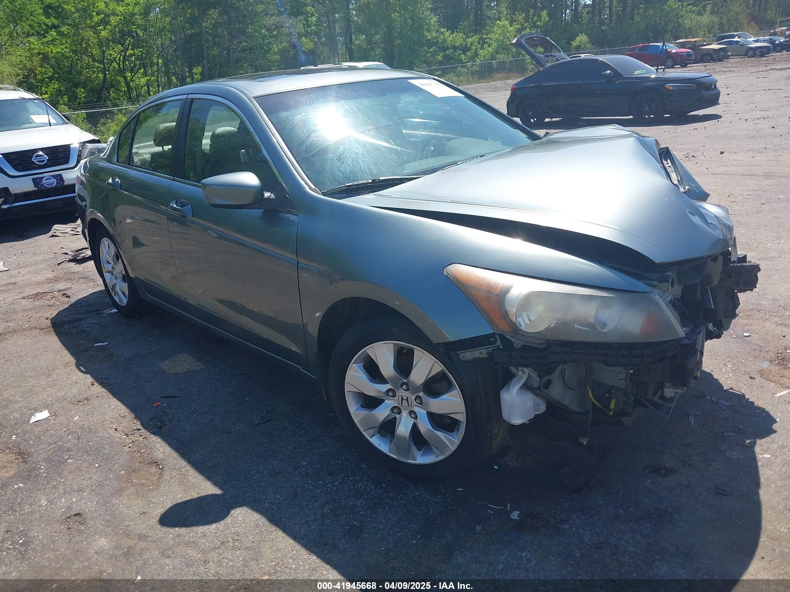 2008 Honda Accord 2.4 Ex-l Бирюзовый vin: JHMCP26858C038687