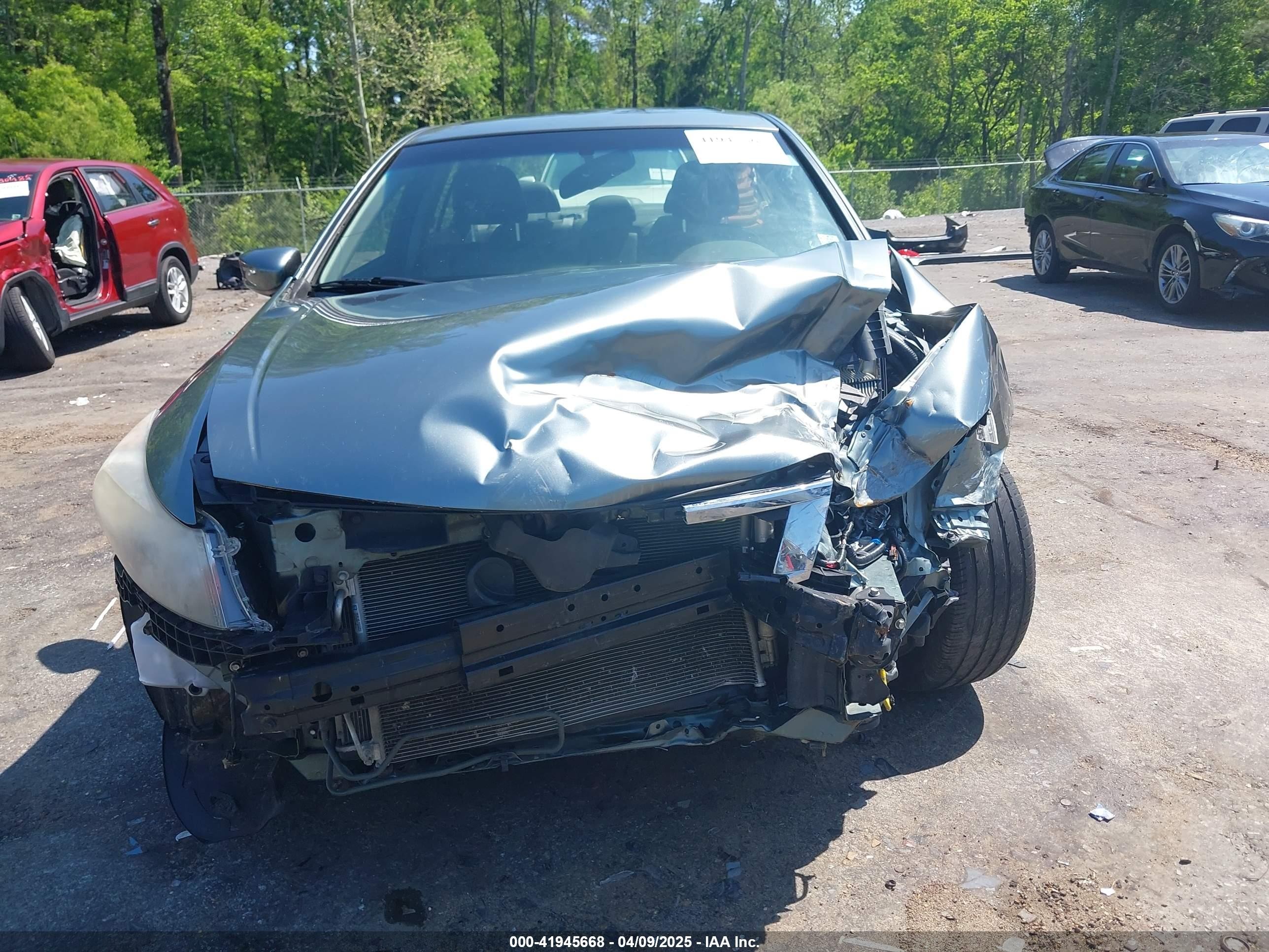 2008 Honda Accord 2.4 Ex-l Бирюзовый vin: JHMCP26858C038687