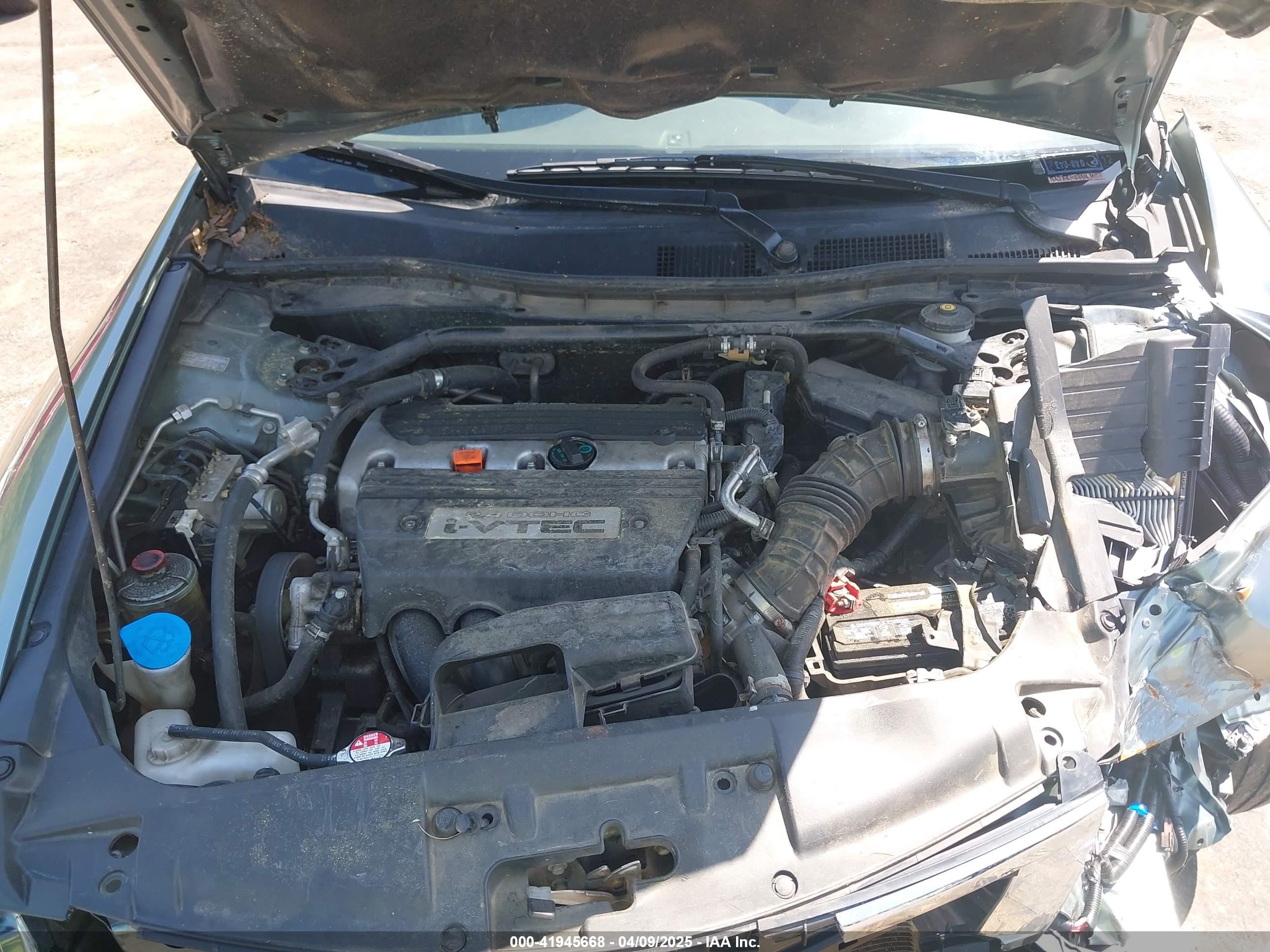 2008 Honda Accord 2.4 Ex-l Бирюзовый vin: JHMCP26858C038687
