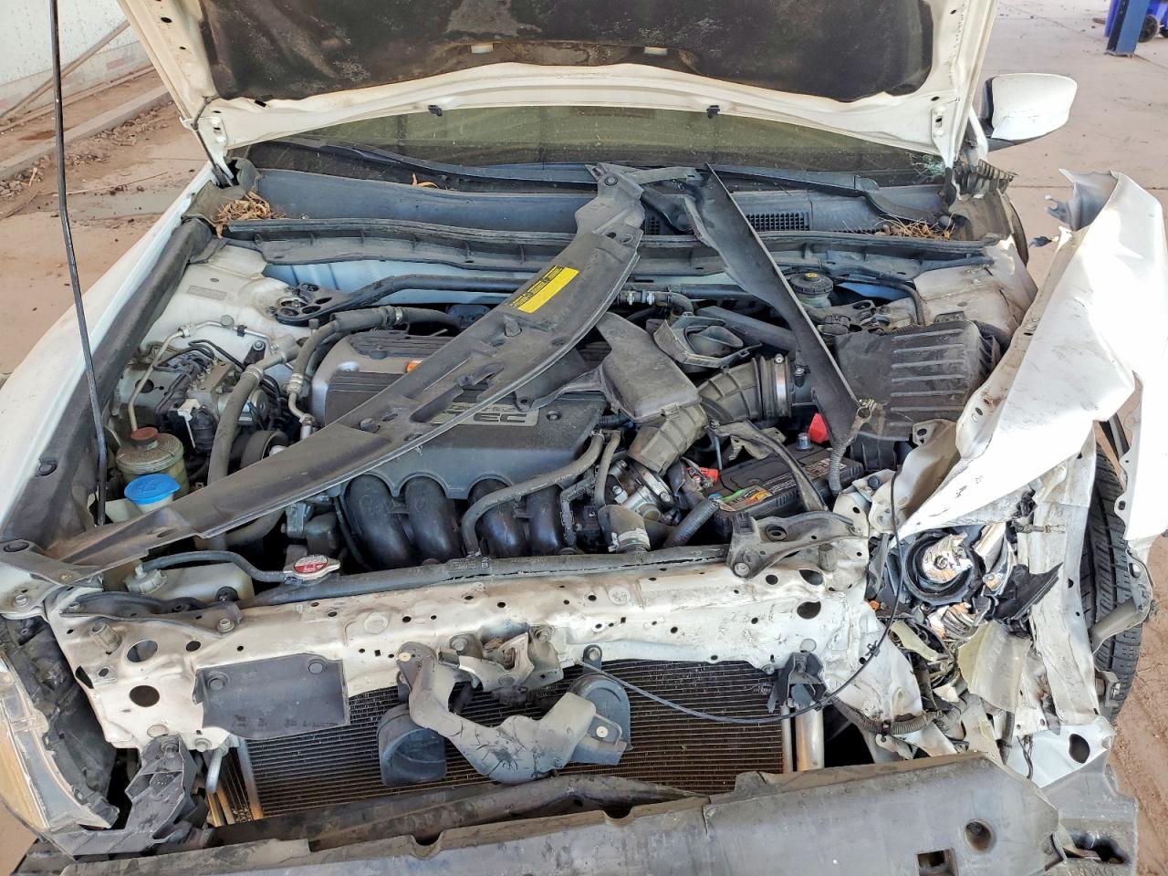 2008 Honda Accord Exl White vin: JHMCP26858C041895