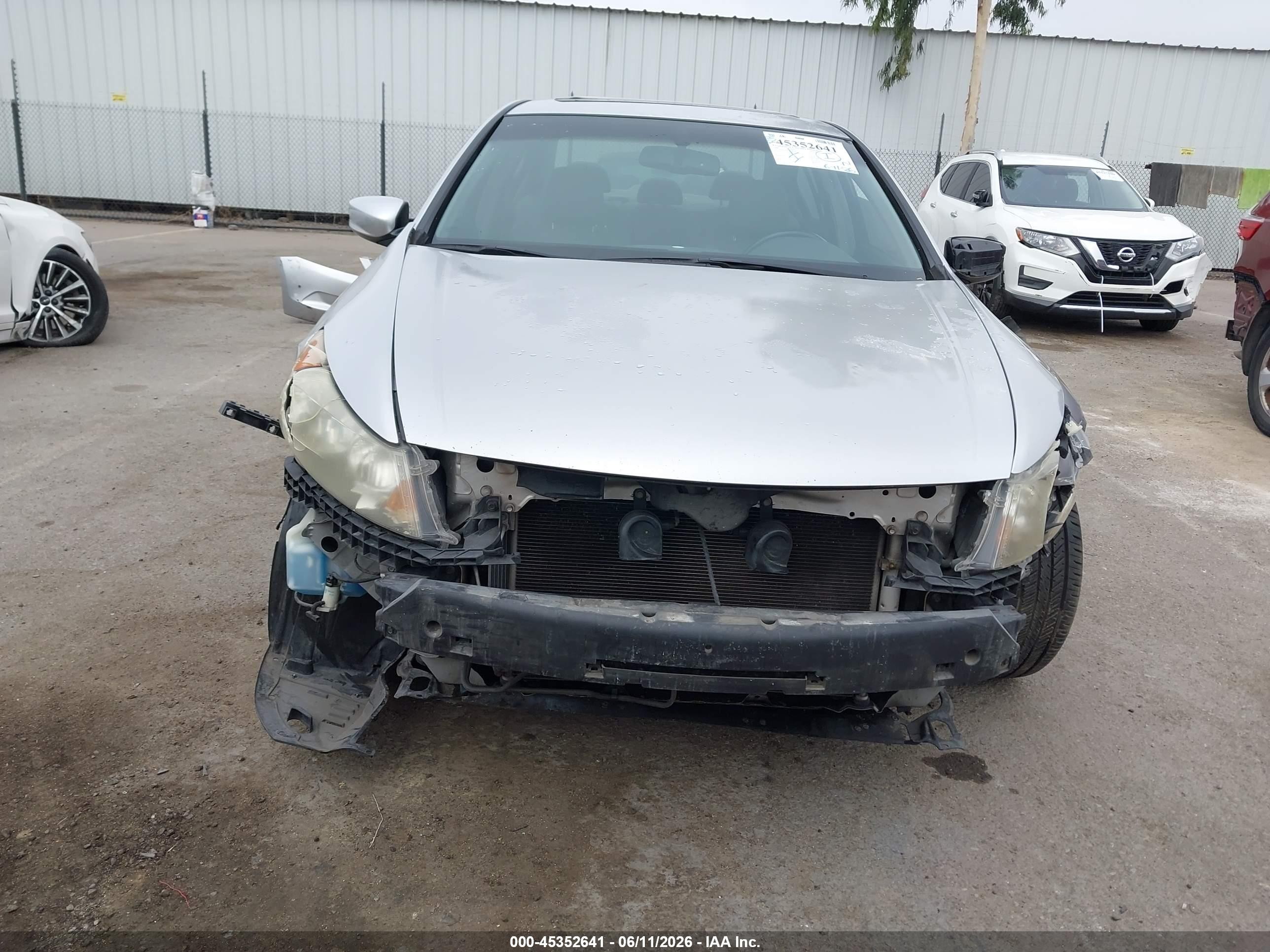 2008 Honda Accord 2.4 Ex-l Gray vin: JHMCP26858C049544