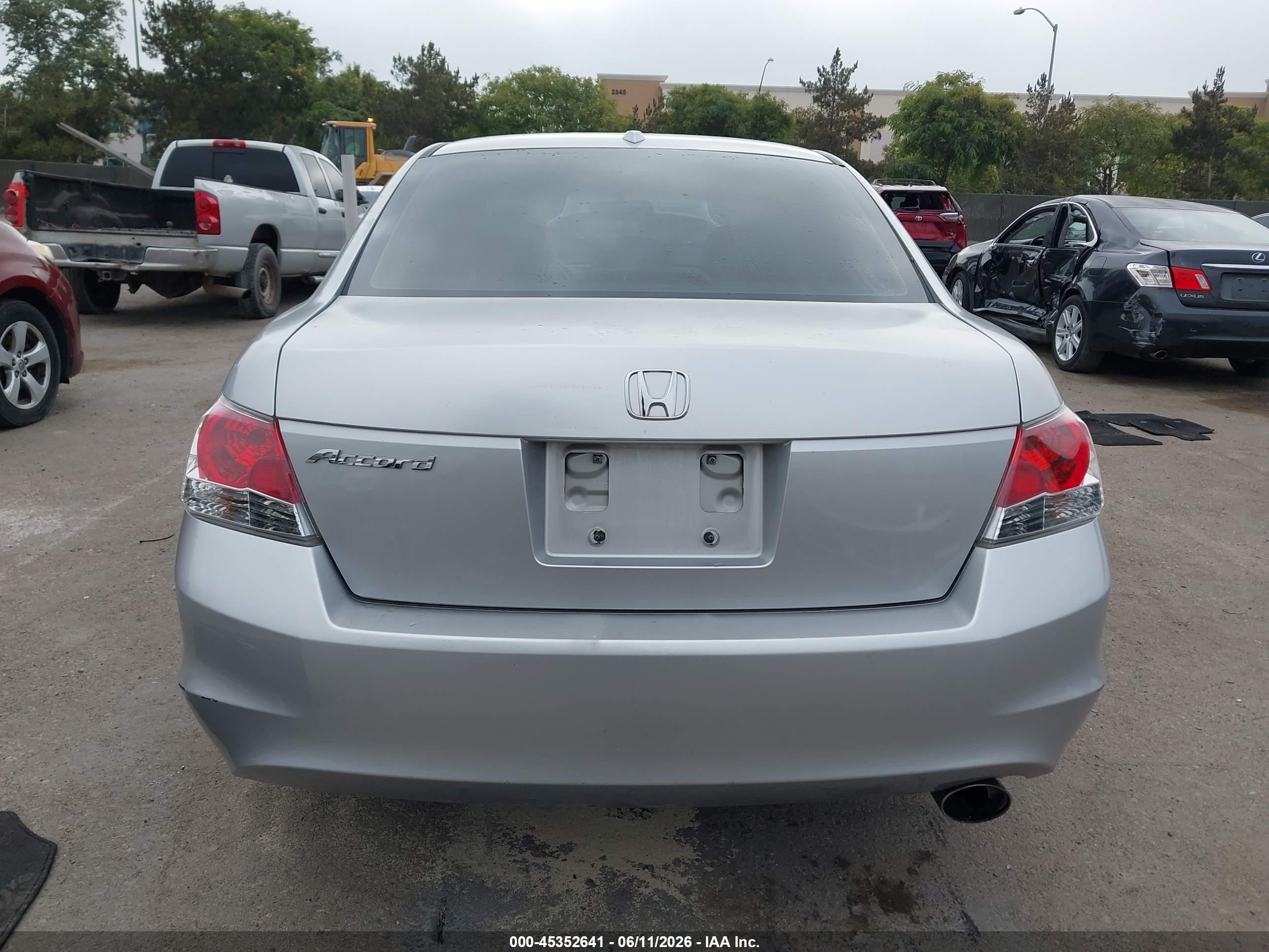 2008 Honda Accord 2.4 Ex-l Gray vin: JHMCP26858C049544