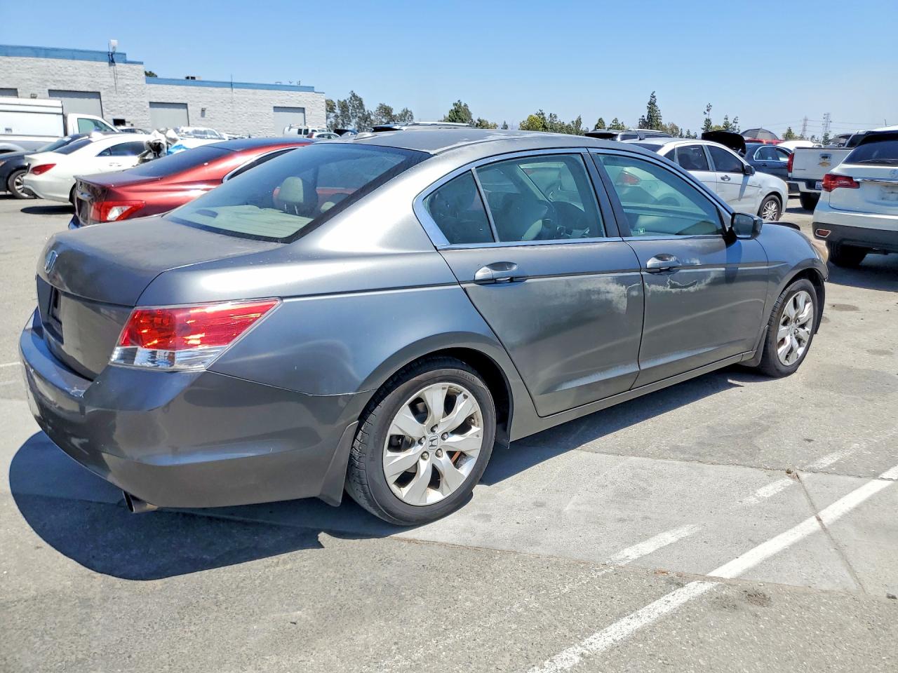 2008 Honda Accord Exl Gray vin: JHMCP26858C049592