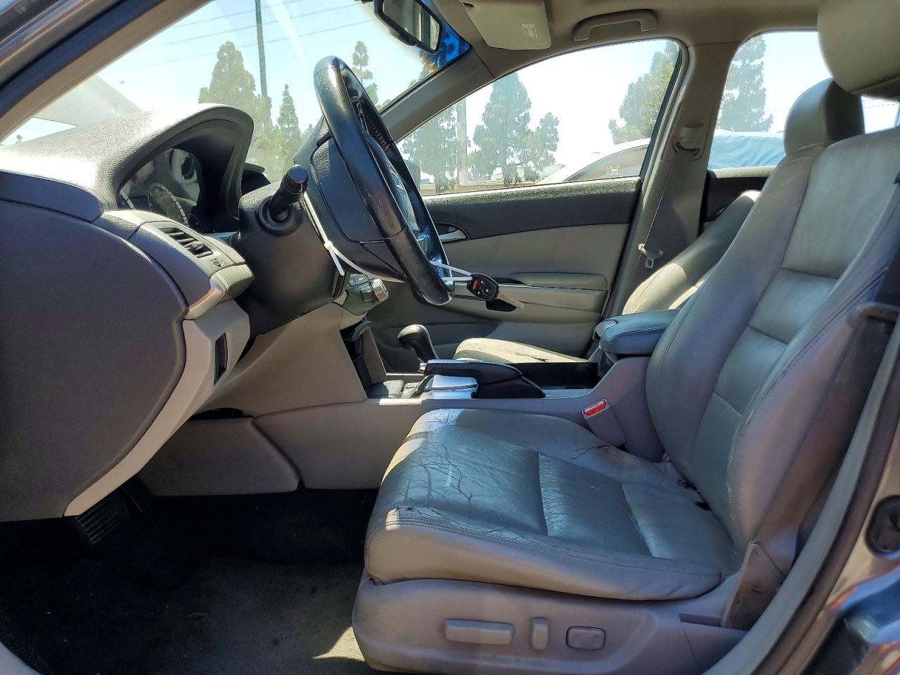 2008 Honda Accord Exl Gray vin: JHMCP26858C049592