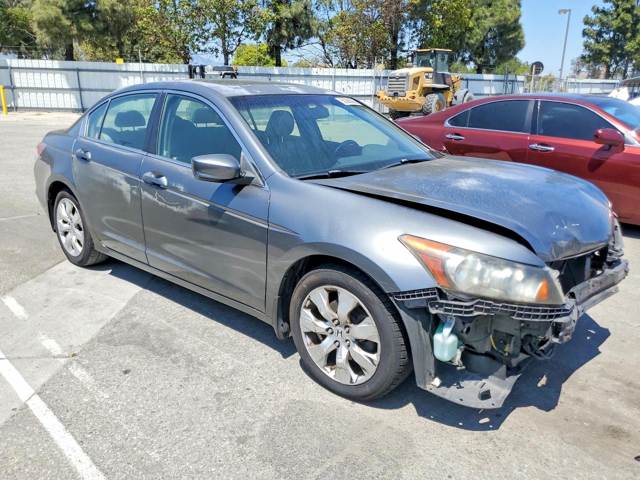 2008 Honda Accord Exl Gray vin: JHMCP26858C049592