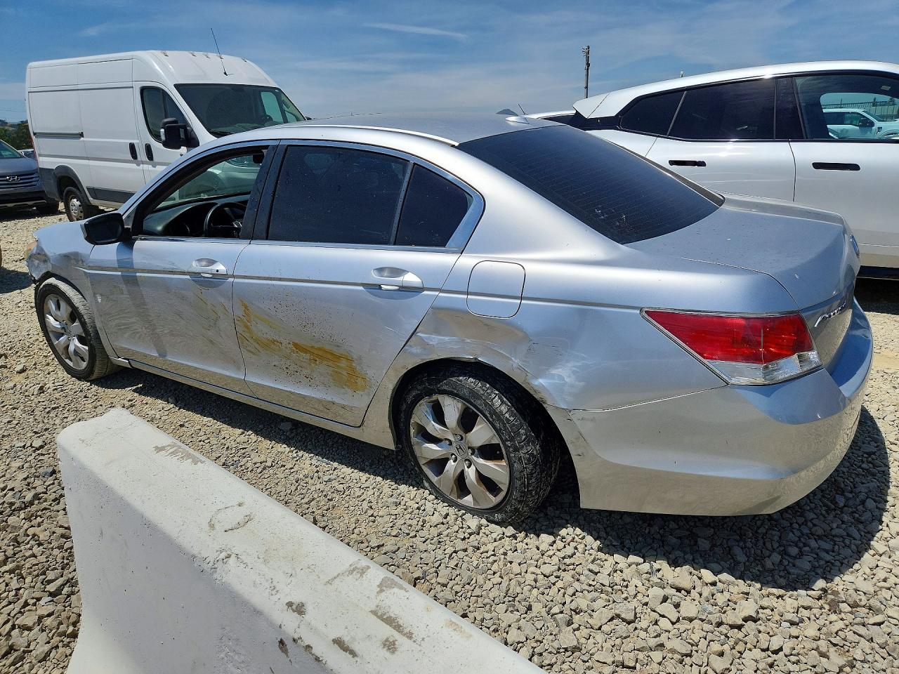 2008 Honda Accord Exl Silver vin: JHMCP26858C067218