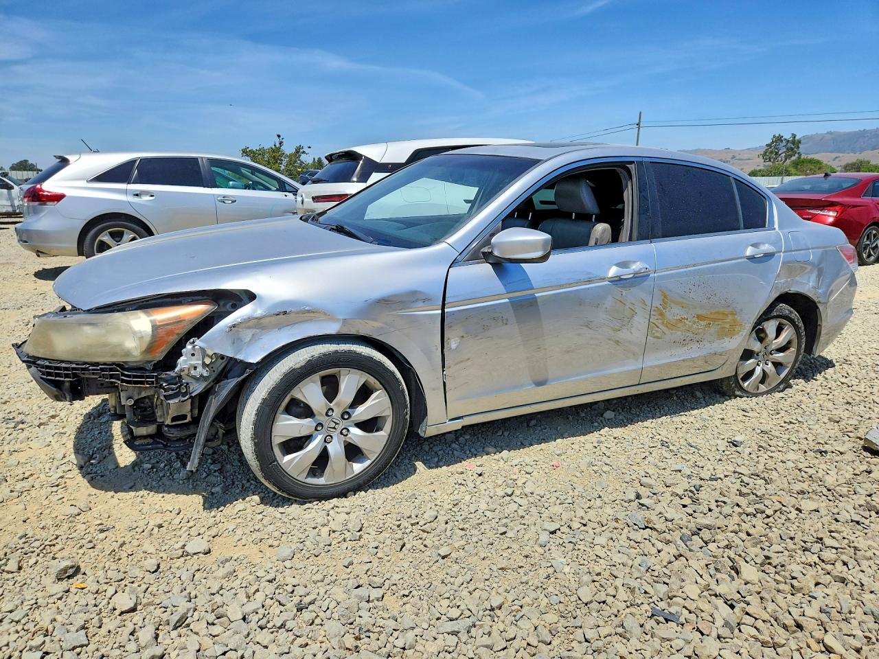 2008 Honda Accord Exl Silver vin: JHMCP26858C067218