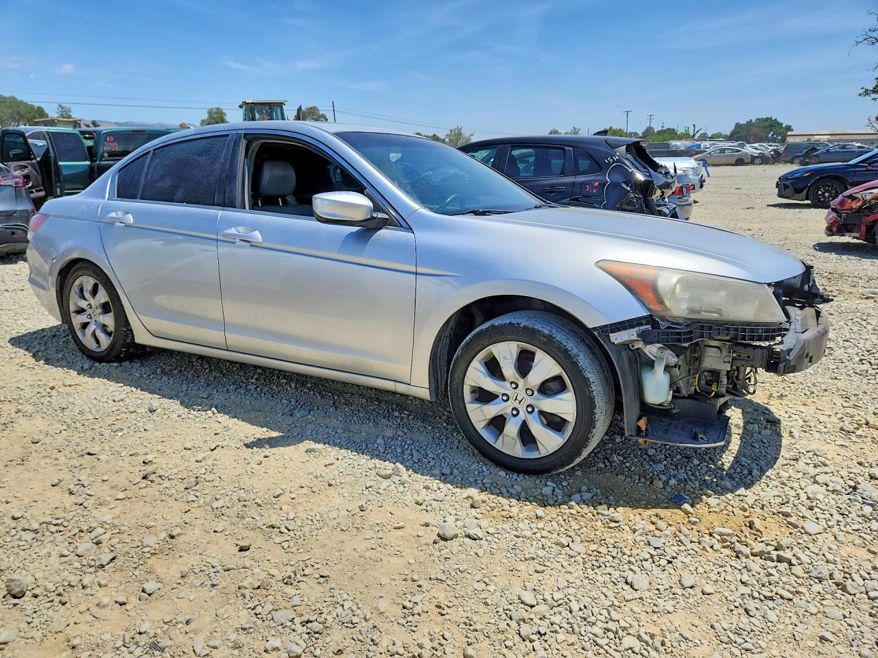 2008 Honda Accord Exl Silver vin: JHMCP26858C067218