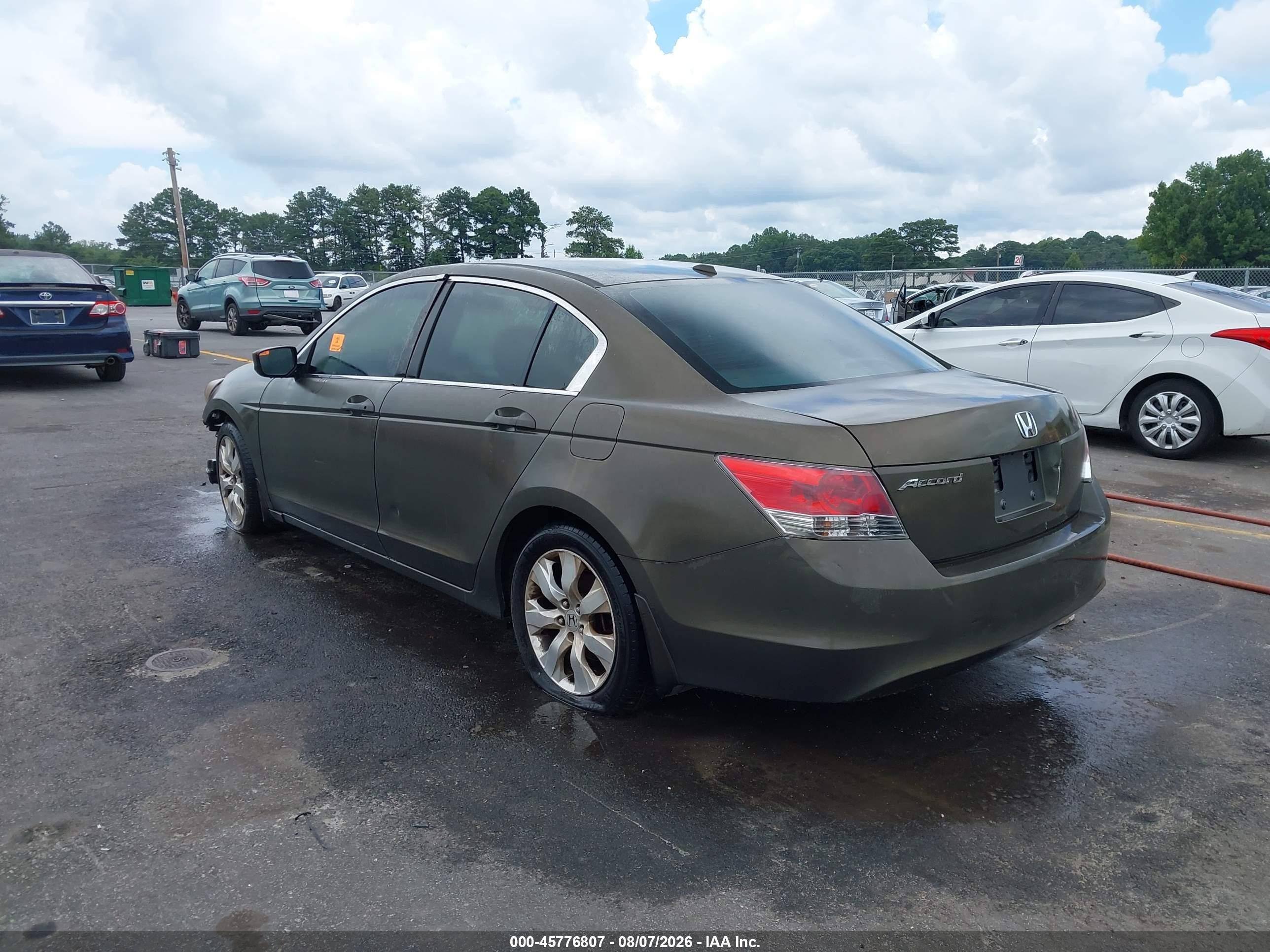 2008 Honda Accord 2.4 Ex-l Серый vin: JHMCP26868C024880