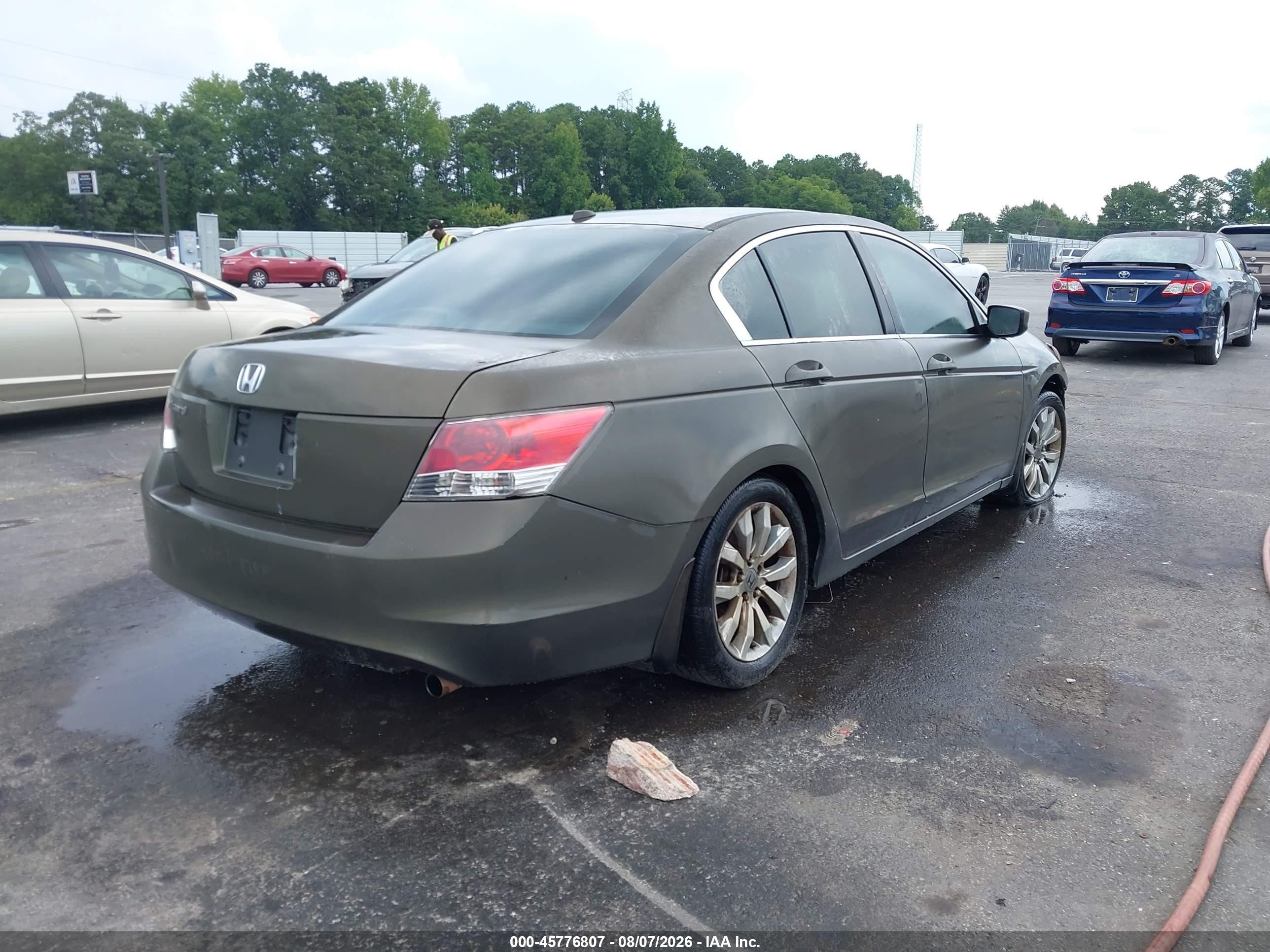 2008 Honda Accord 2.4 Ex-l Серый vin: JHMCP26868C024880