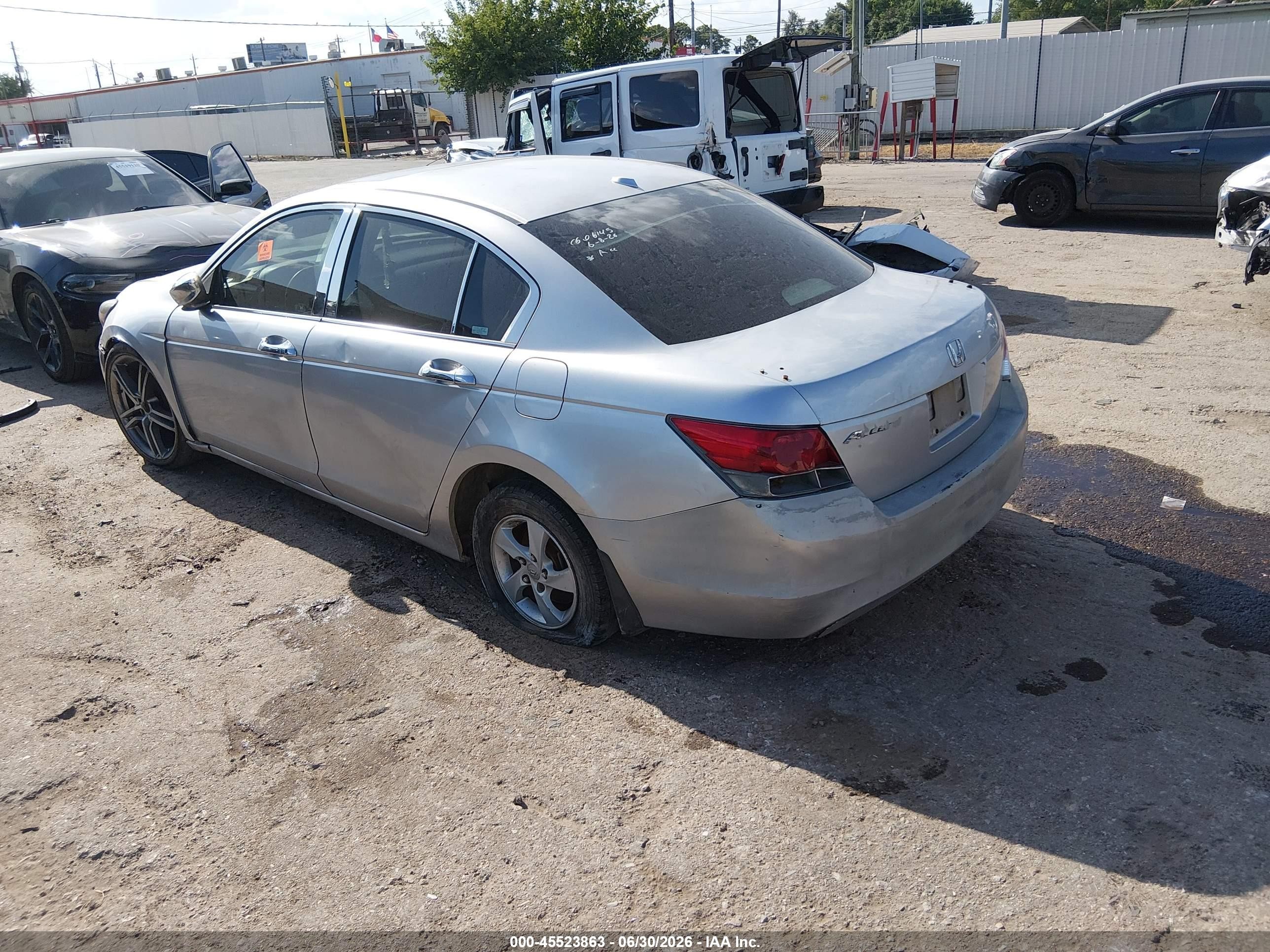 2008 Honda Accord 2.4 Ex-l Серый vin: JHMCP26868C066000