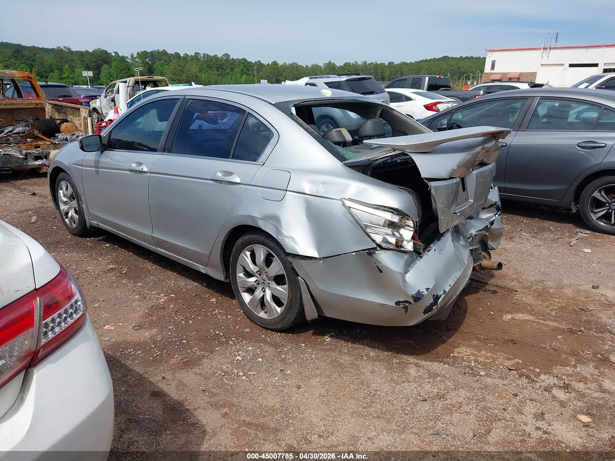 2008 Honda Accord 2.4 Ex-l Серебряный vin: JHMCP26878C026539