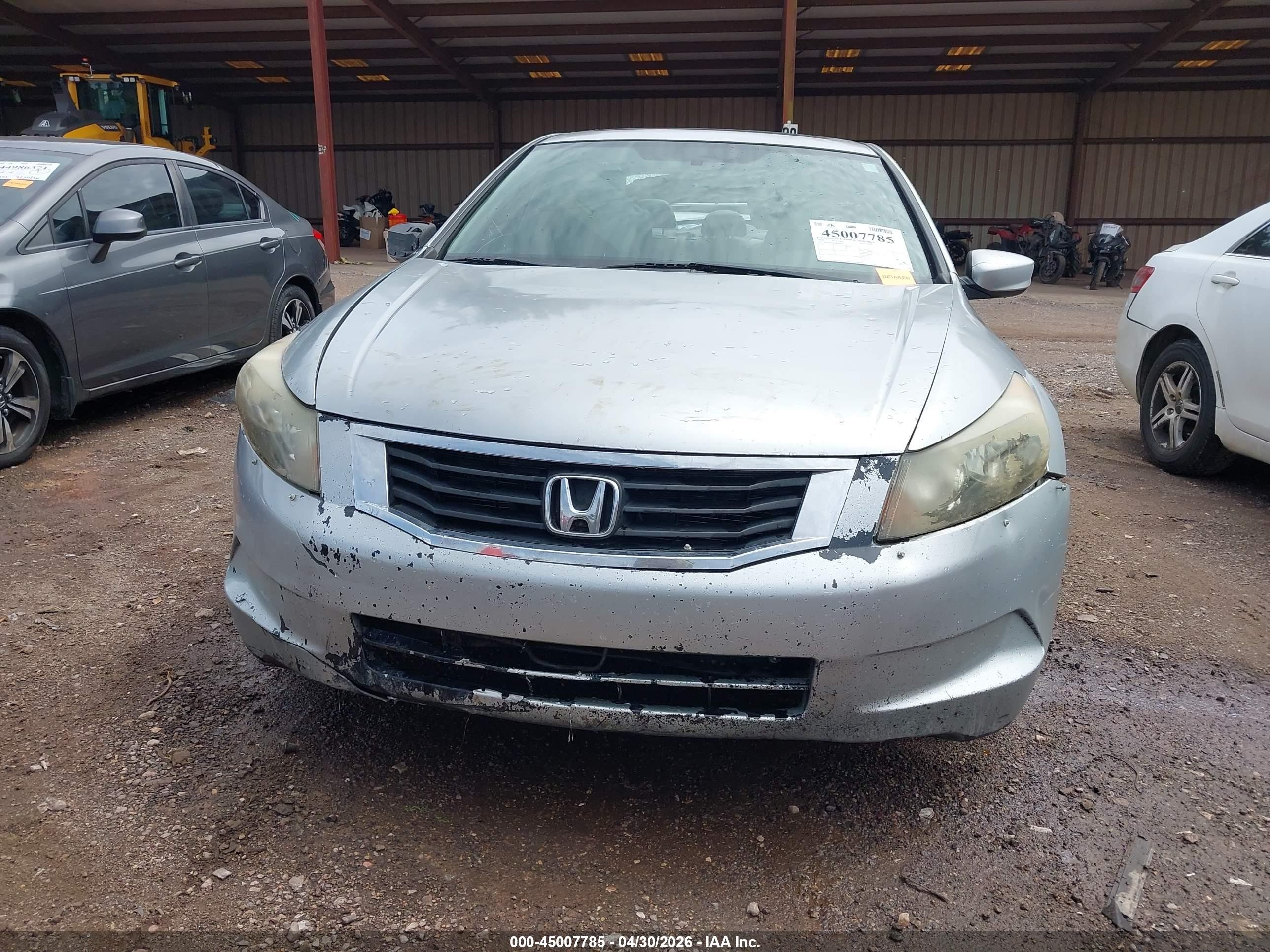 2008 Honda Accord 2.4 Ex-l Серебряный vin: JHMCP26878C026539