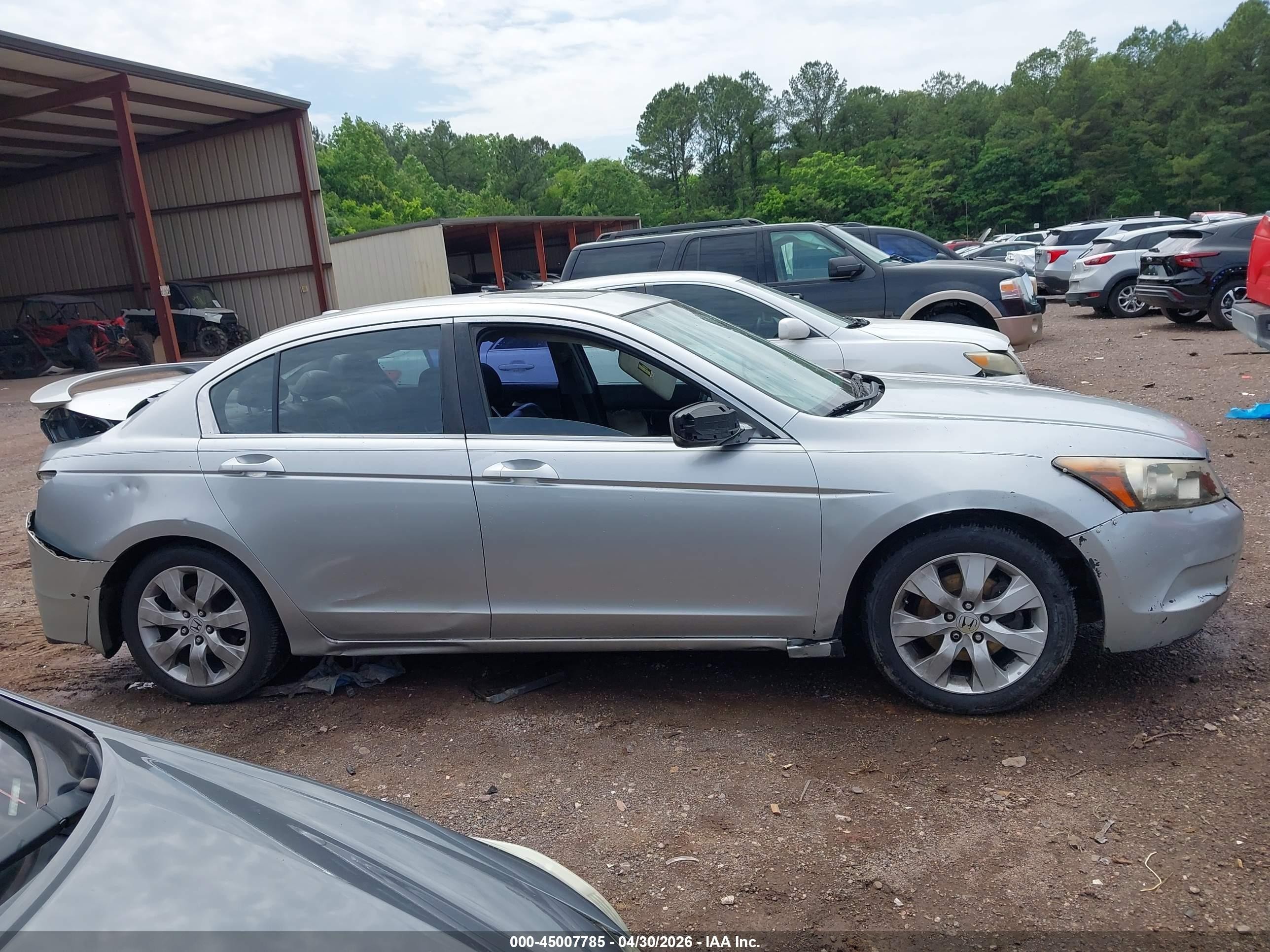 2008 Honda Accord 2.4 Ex-l Серебряный vin: JHMCP26878C026539