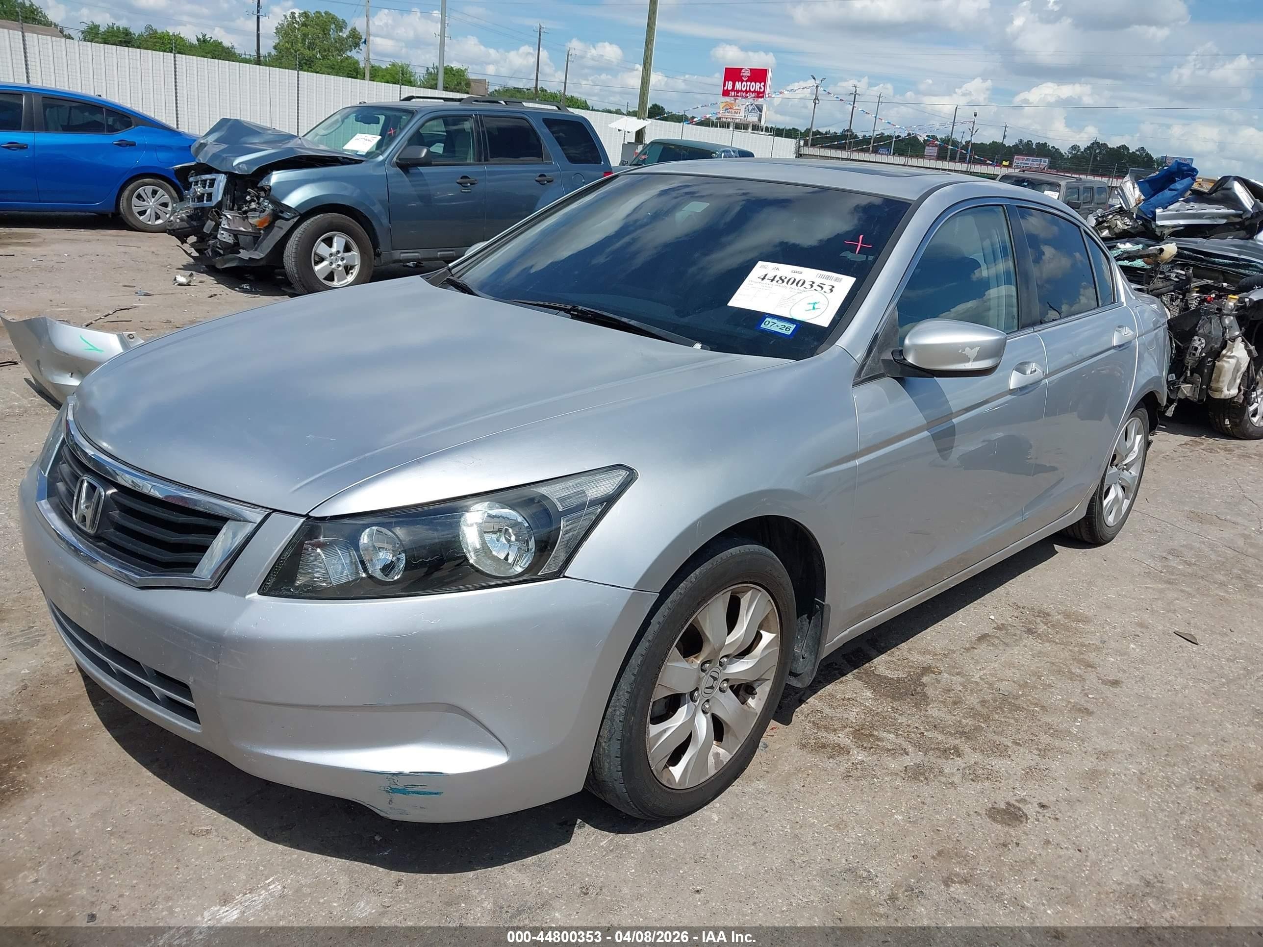 2008 Honda Accord 2.4 Ex-l Серебряный vin: JHMCP26878C040702