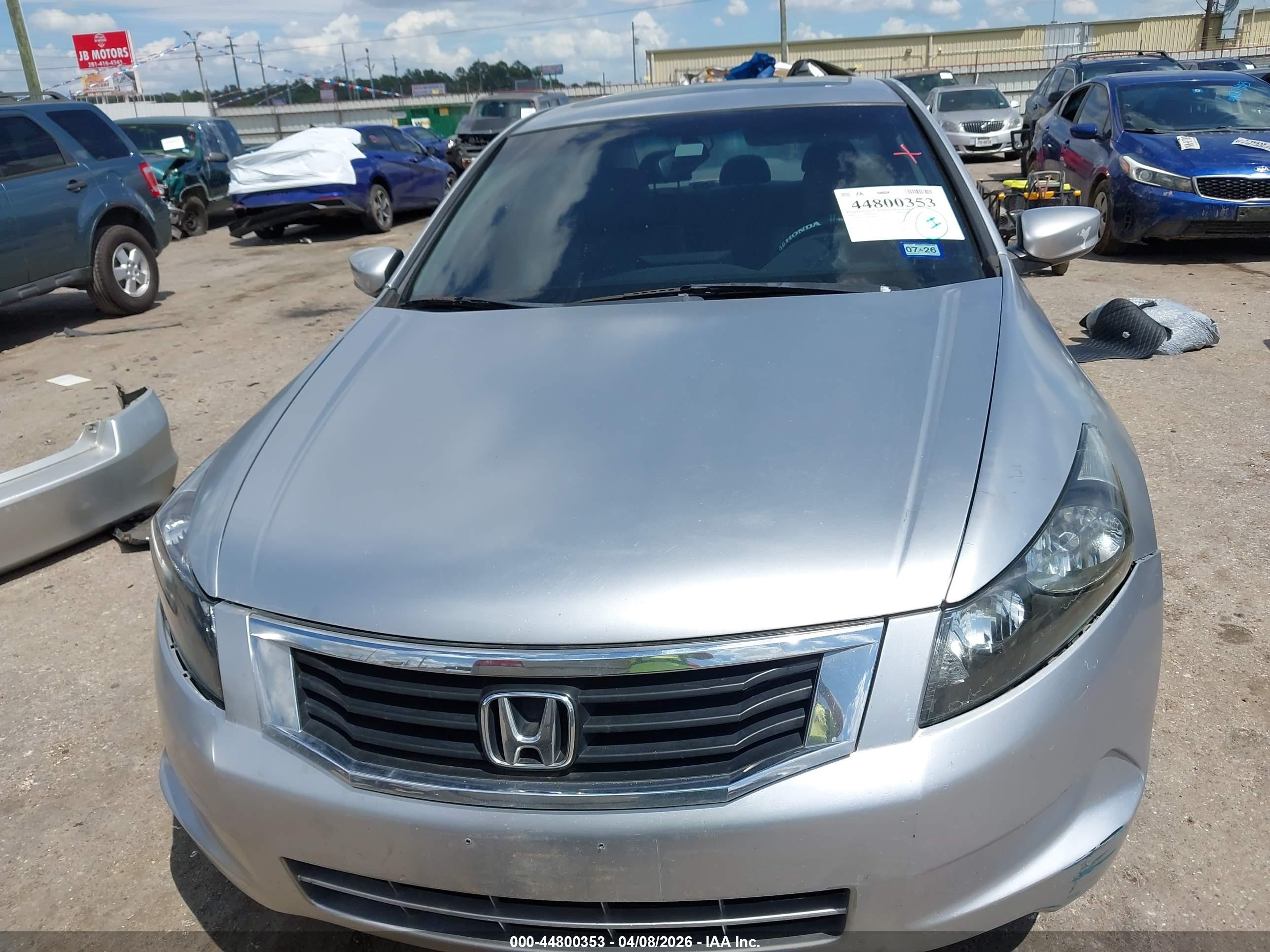 2008 Honda Accord 2.4 Ex-l Серебряный vin: JHMCP26878C040702