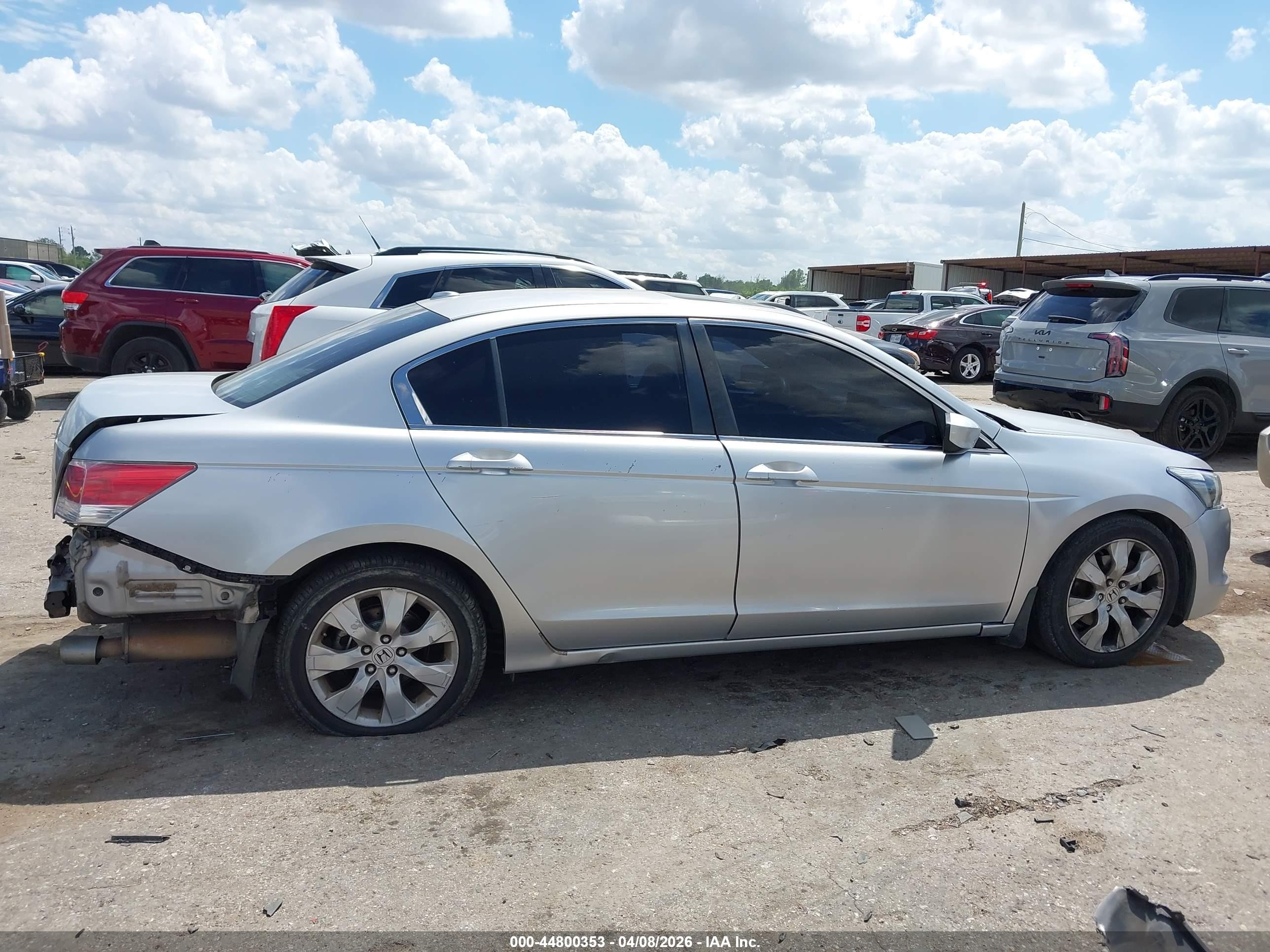 2008 Honda Accord 2.4 Ex-l Серебряный vin: JHMCP26878C040702