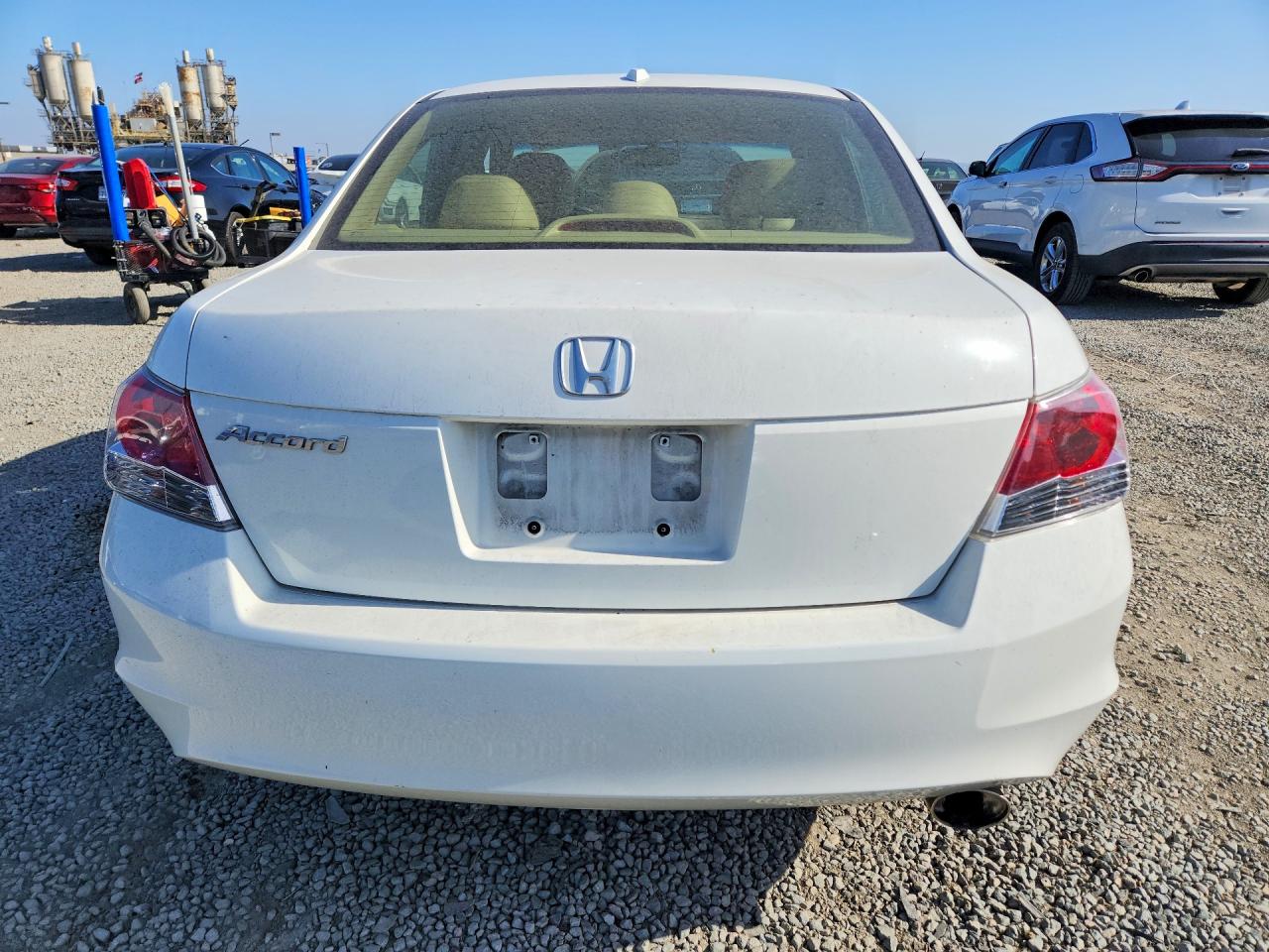 2008 Honda Accord Exl White vin: JHMCP26878C042806