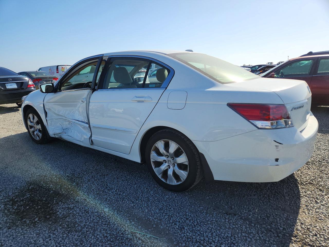 2008 Honda Accord Exl White vin: JHMCP26878C042806