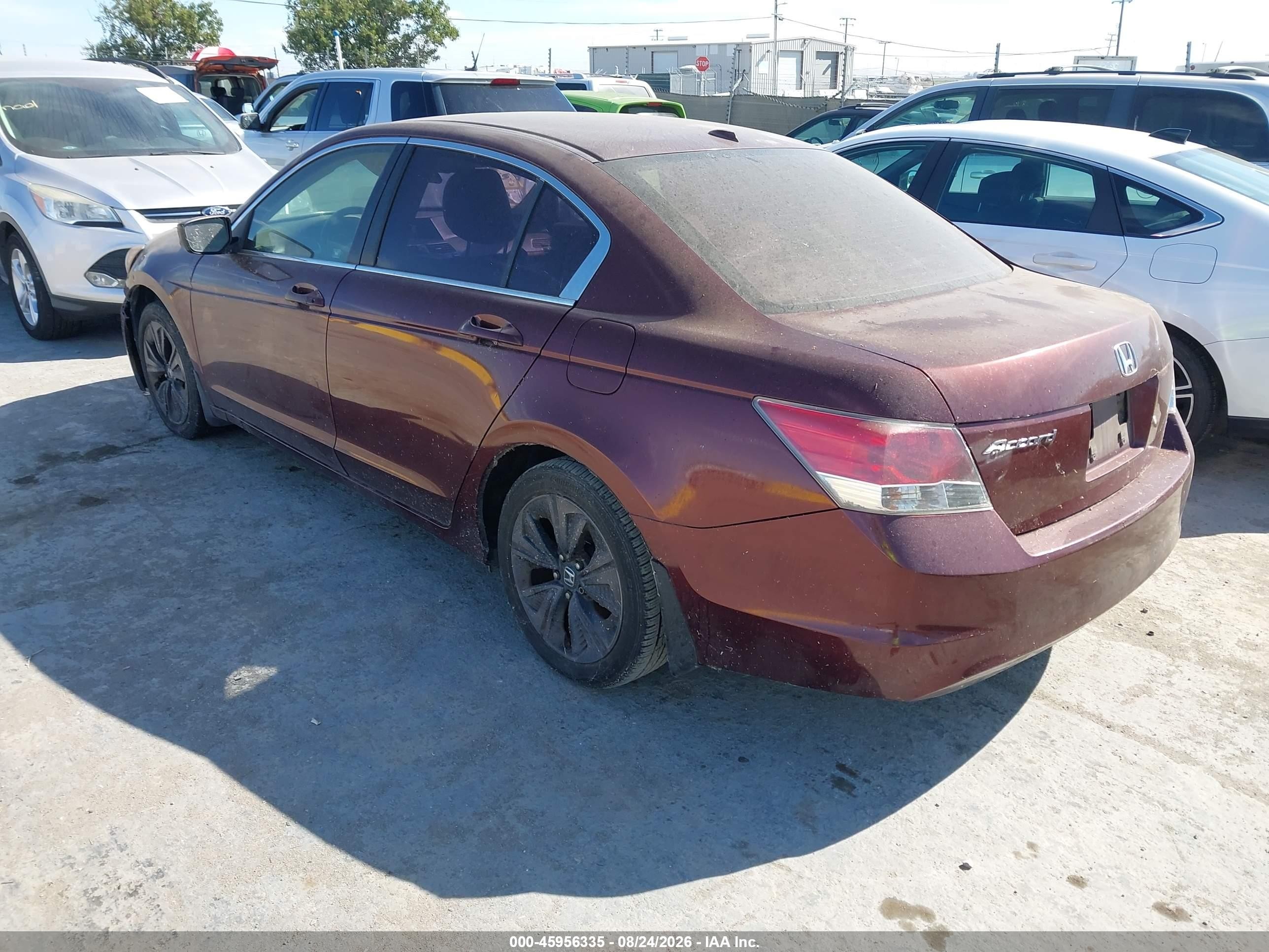 2008 Honda Accord 2.4 Ex-l Бордовый vin: JHMCP26878C043230