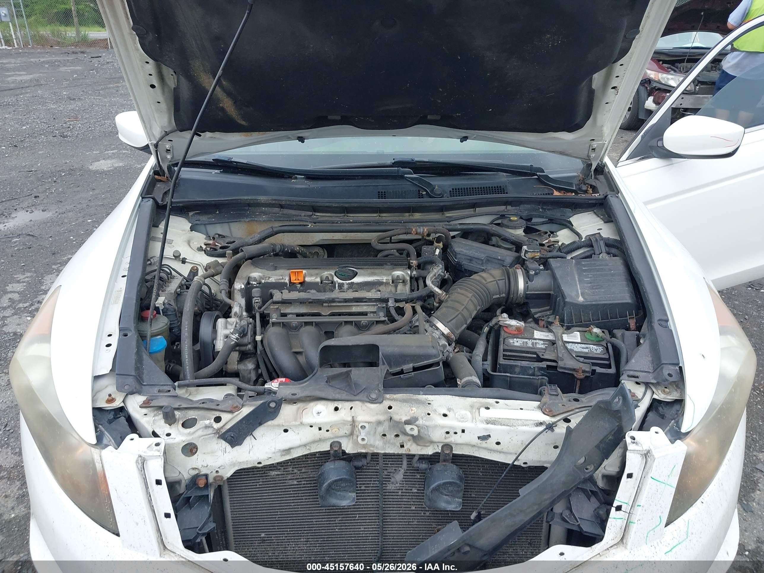 2008 Honda Accord 2.4 Ex-l Белый vin: JHMCP26878C059007