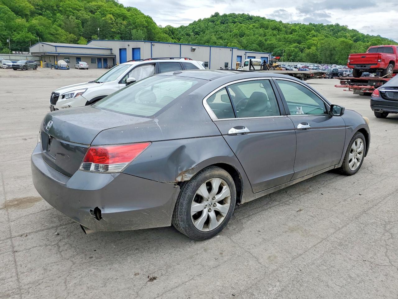 2009 Honda Accord Exl Gray vin: JHMCP26879C010536