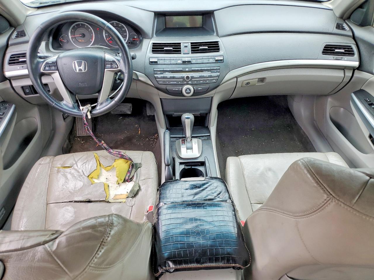 2009 Honda Accord Exl Gray vin: JHMCP26879C010536