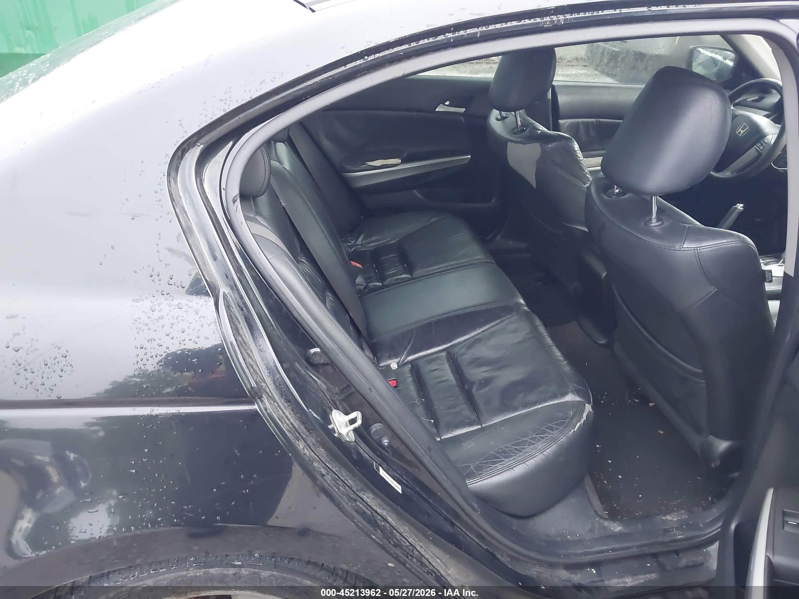 2008 Honda Accord 2.4 Ex-l Black vin: JHMCP26888C024198