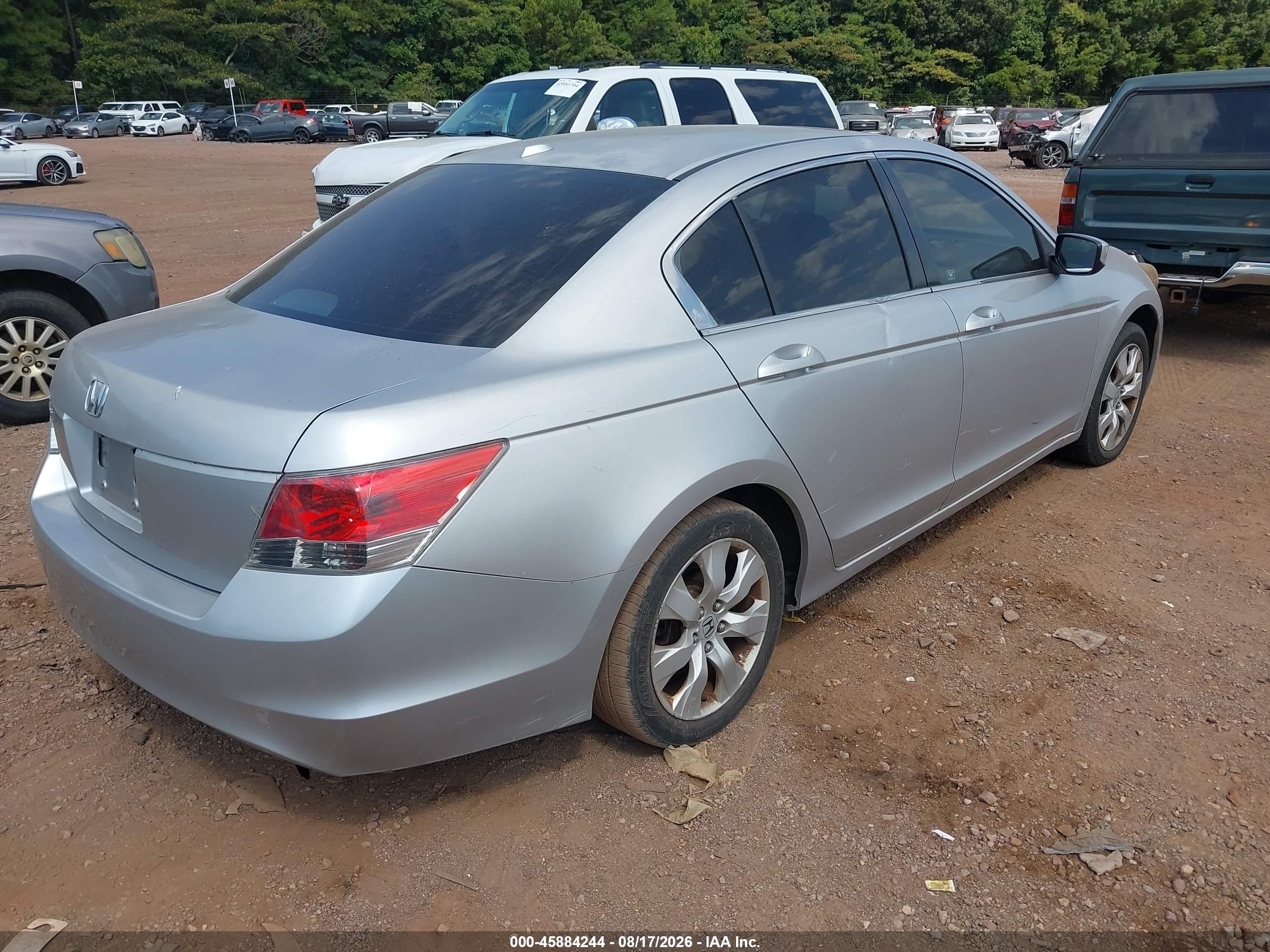 2008 Honda Accord Exl Silver vin: JHMCP26888C039042