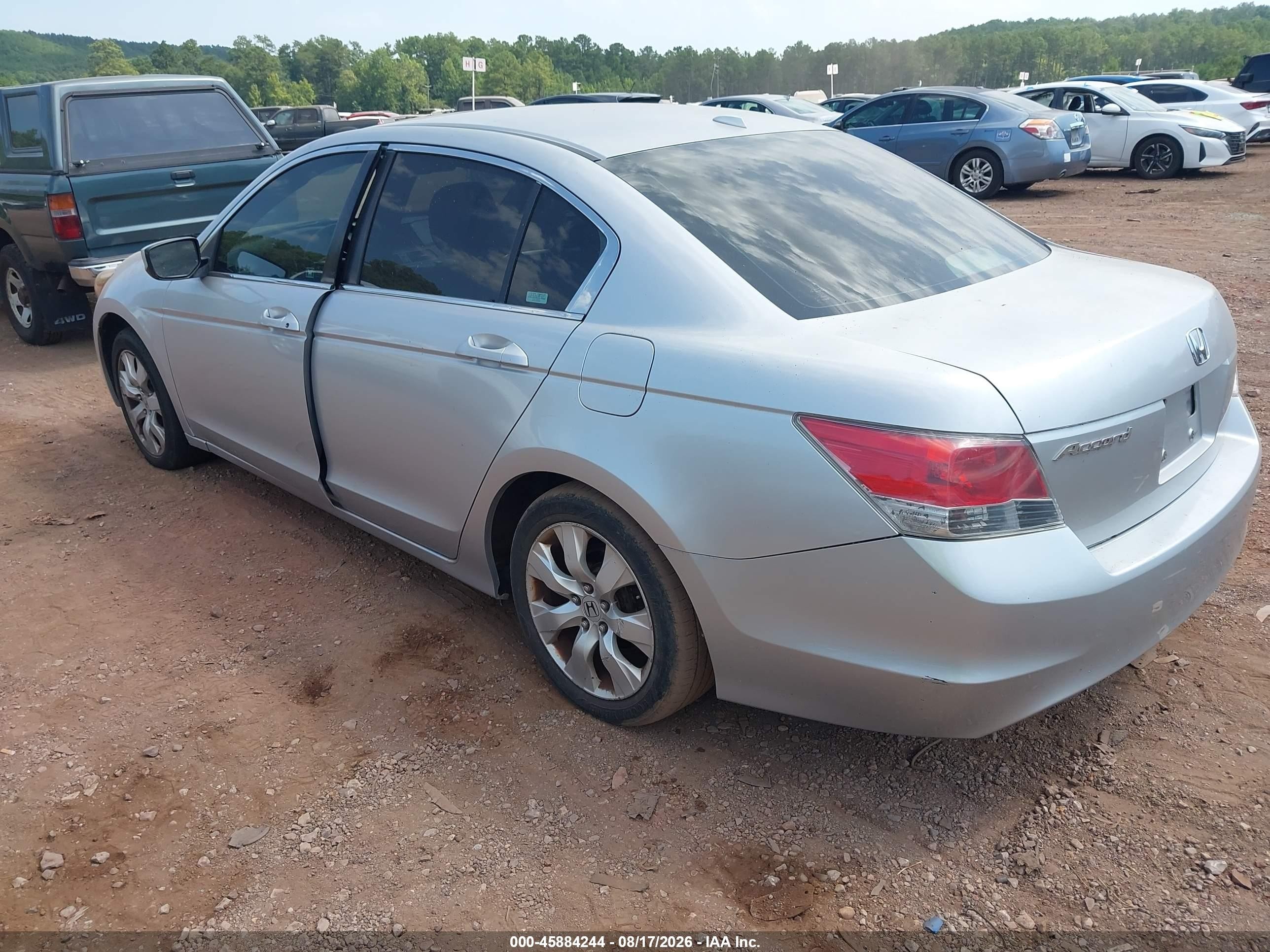 2008 Honda Accord Exl Silver vin: JHMCP26888C039042