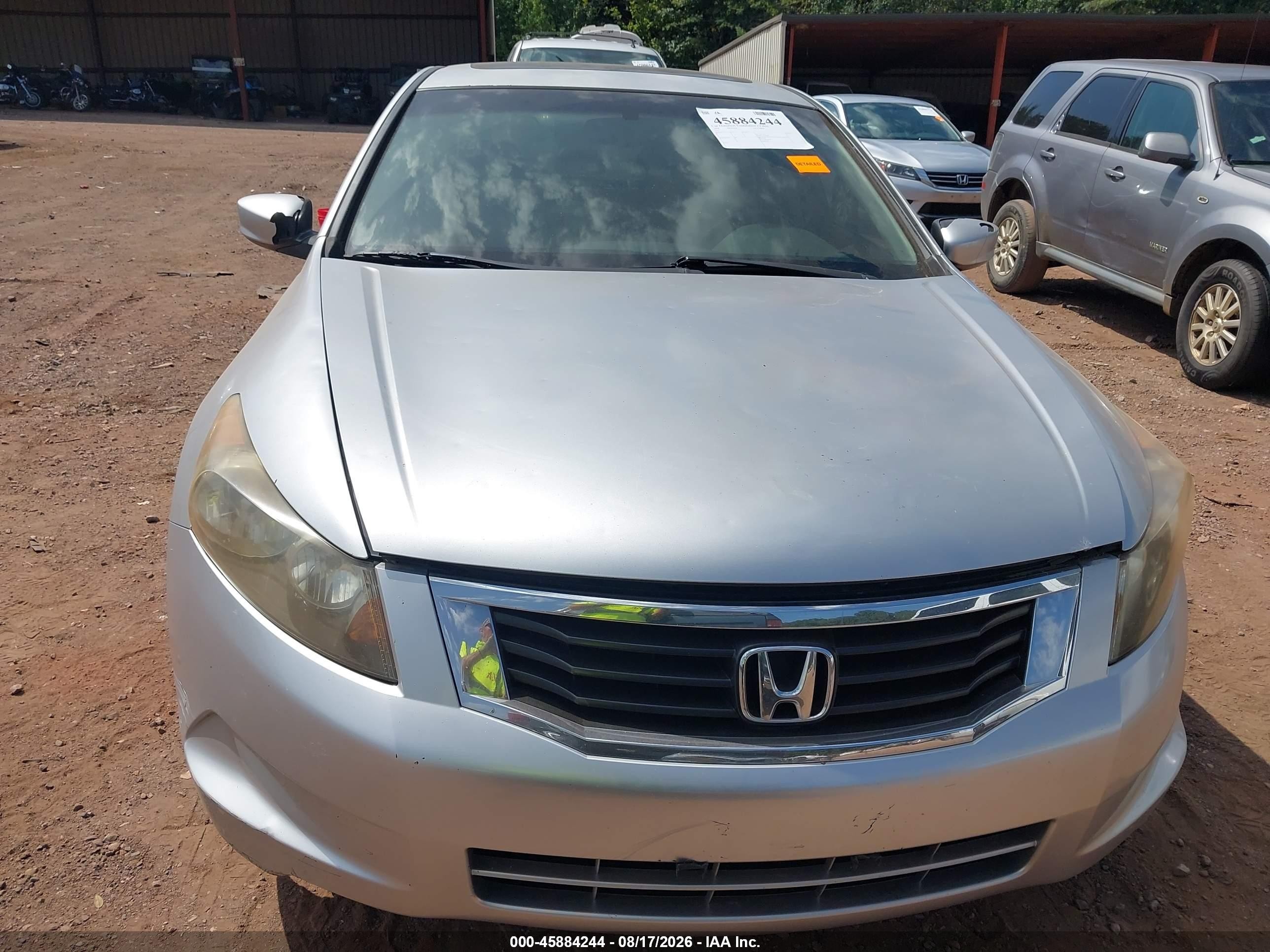 2008 Honda Accord Exl Silver vin: JHMCP26888C039042