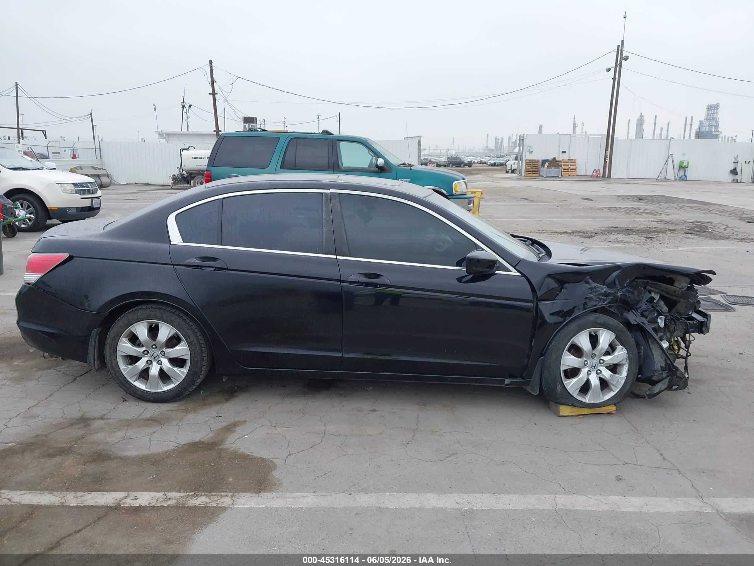 2008 Honda Accord 2.4 Ex-l Black vin: JHMCP26888C064832