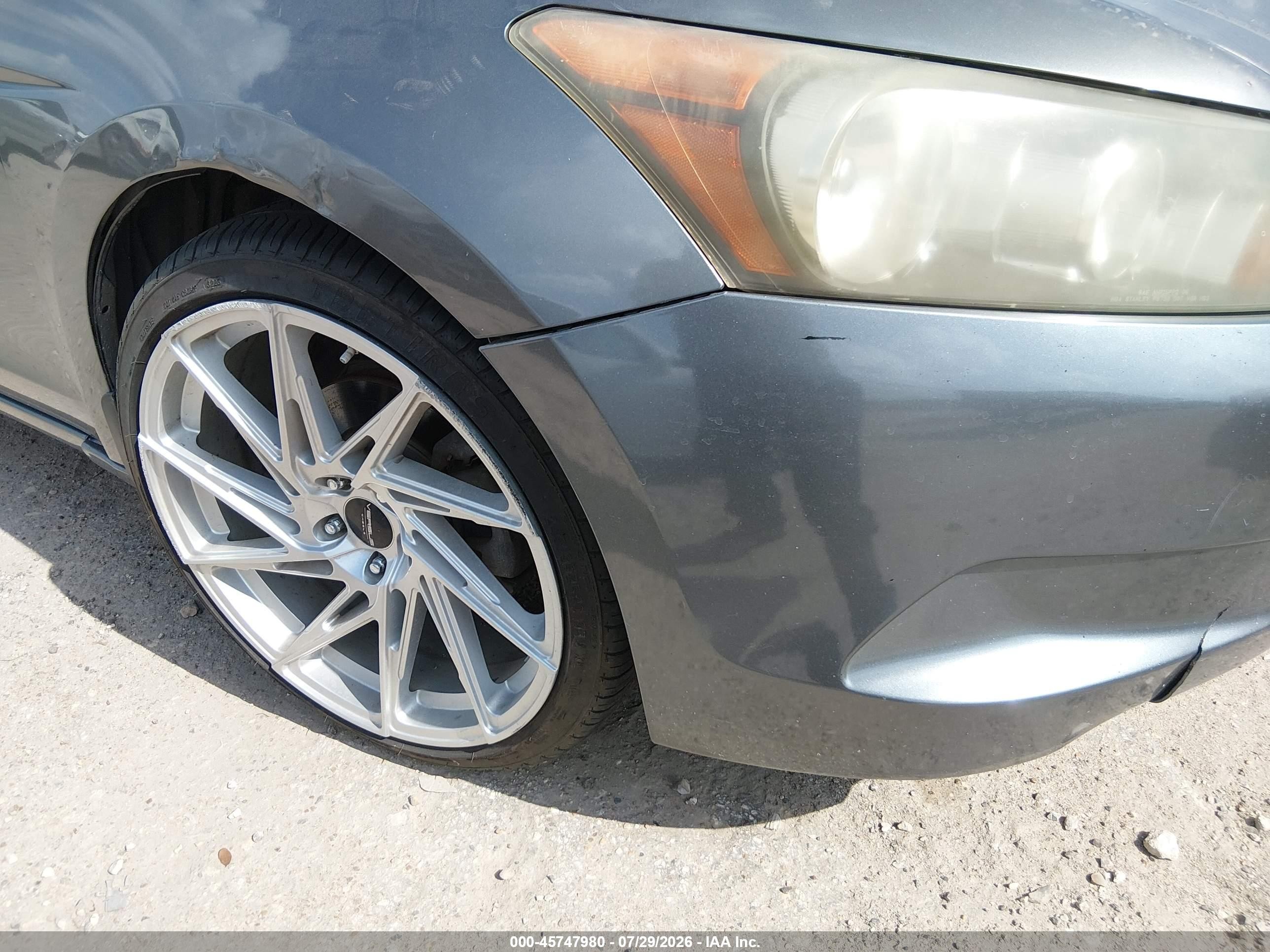 2008 Honda Accord 2.4 Ex-l Gray vin: JHMCP26888C078309