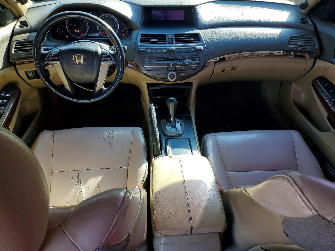 2008 Honda Accord Exl Burgundy vin: JHMCP26898C002114