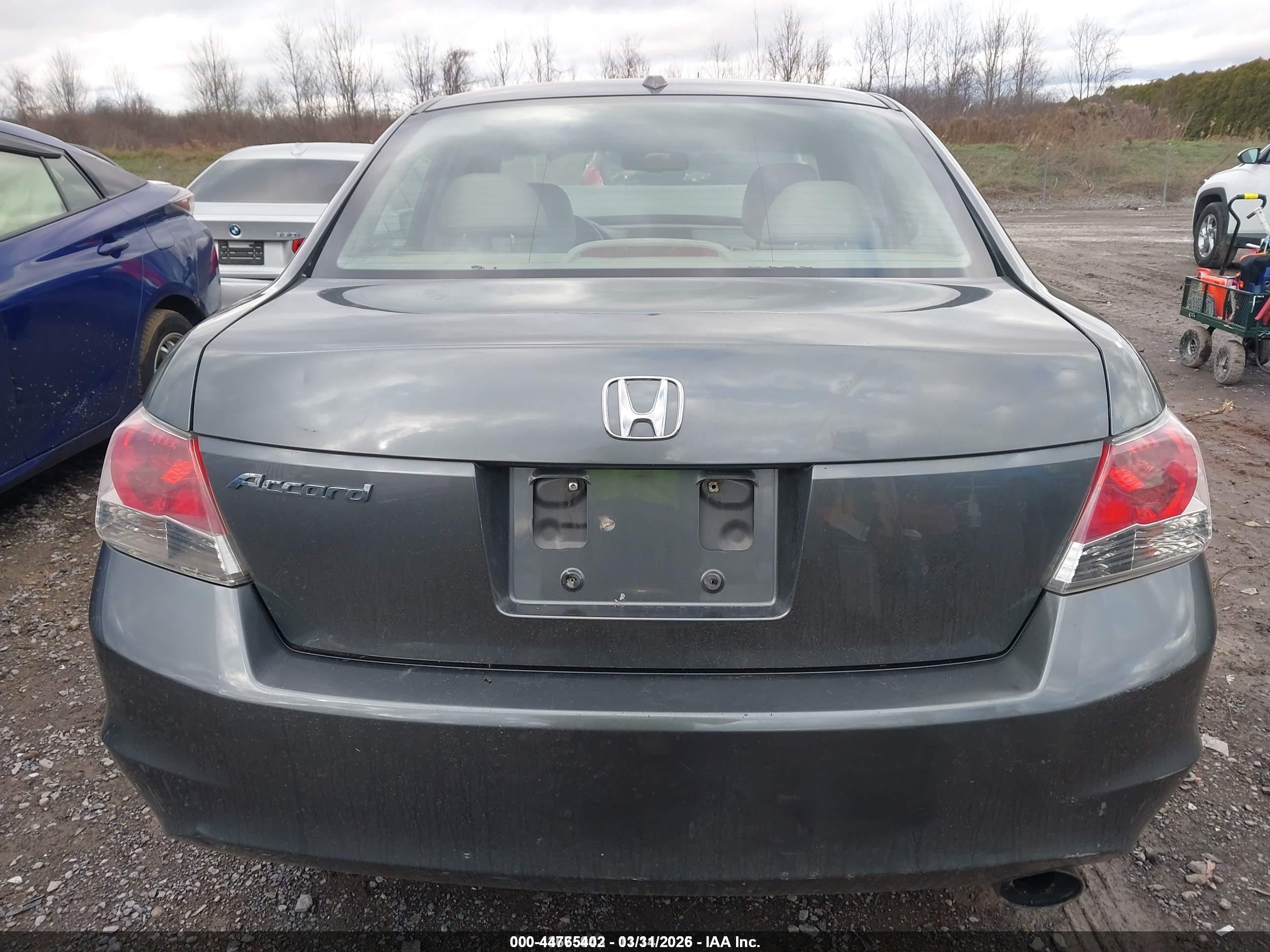 2008 Honda Accord 2.4 Ex-l Серый vin: JHMCP26898C002243