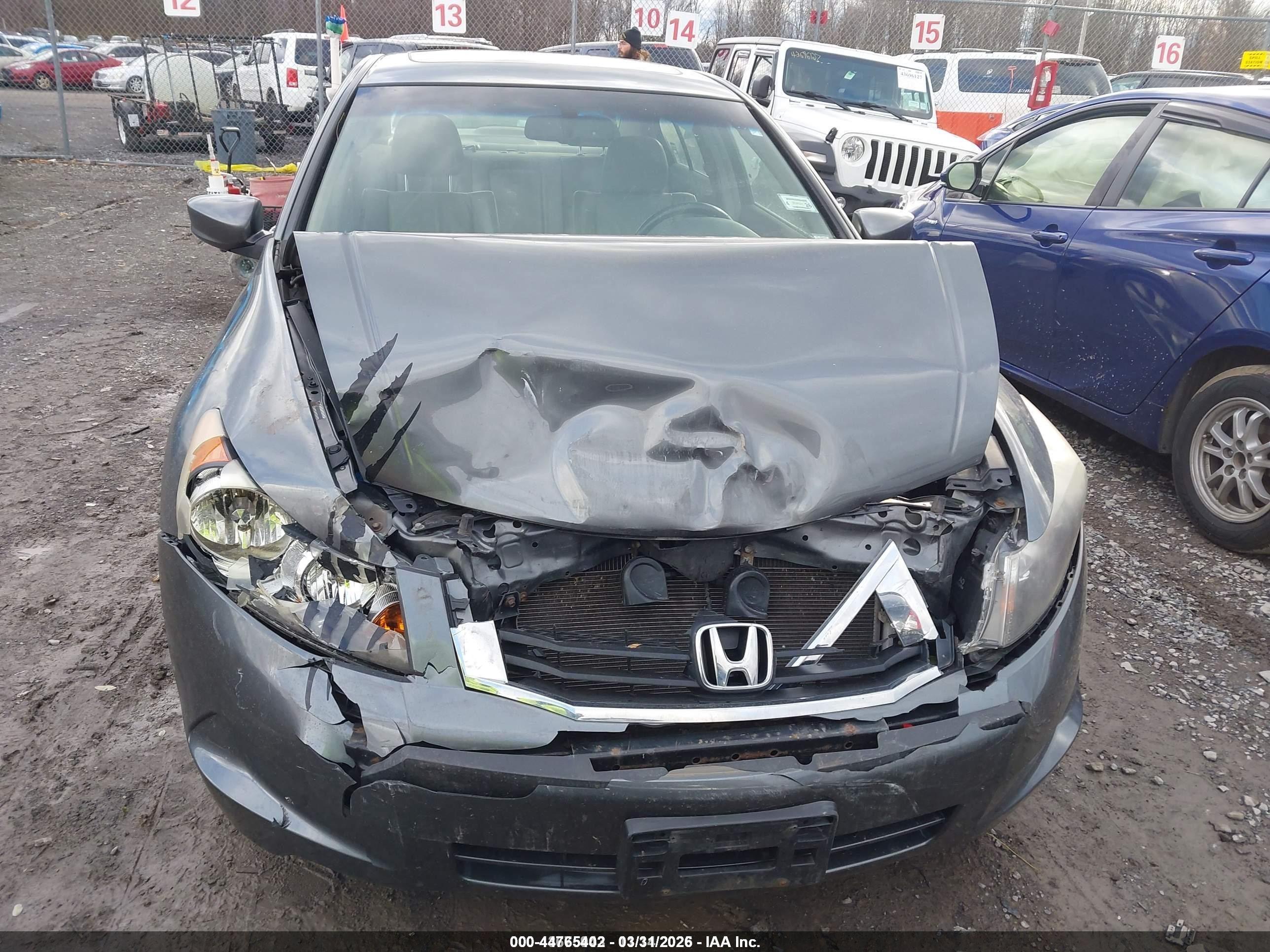 2008 Honda Accord 2.4 Ex-l Серый vin: JHMCP26898C002243